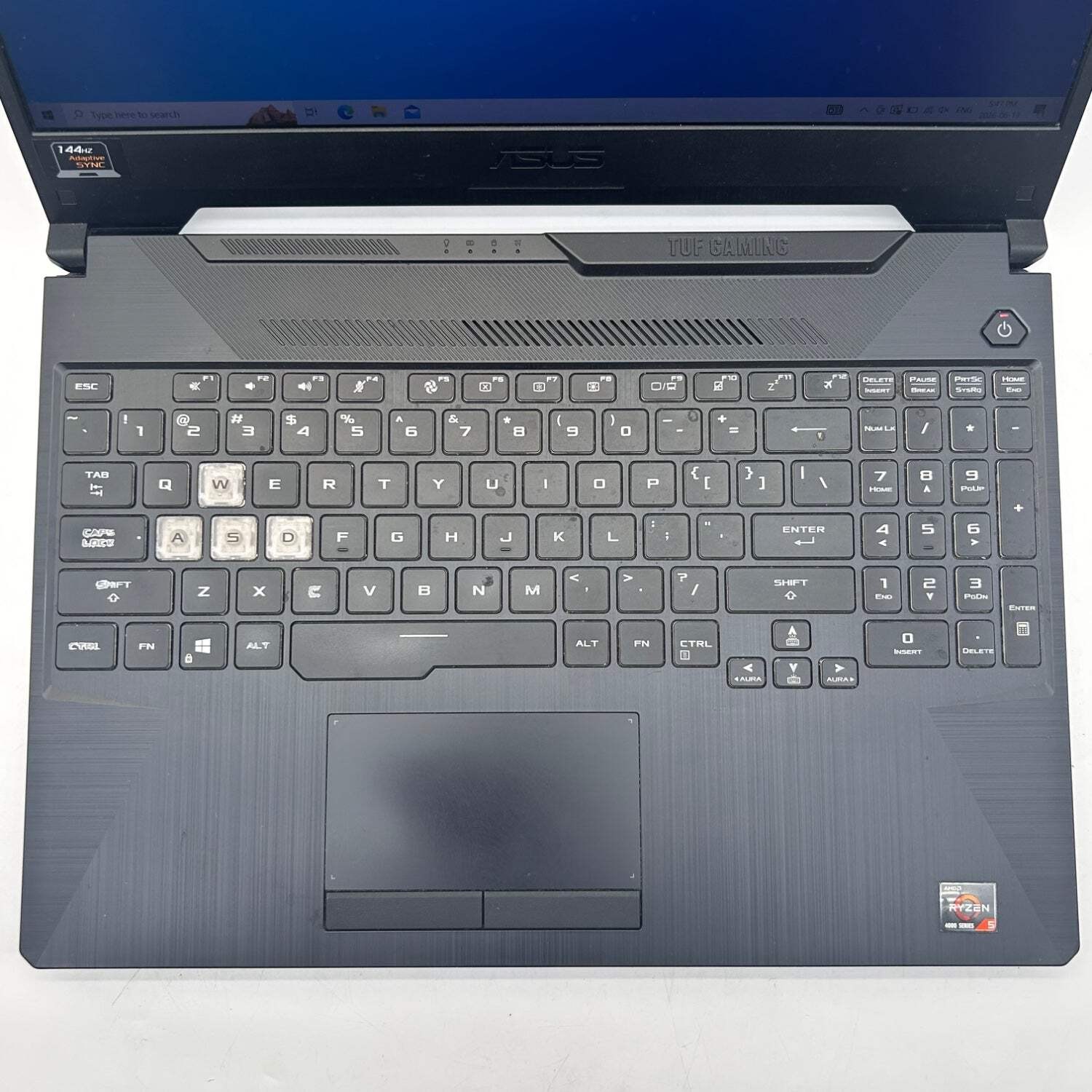 Broken Asus TUF Gaming FX506I 15.6″ Ryzen 5 4600H 8GB 500GB SSD Parts Only Read