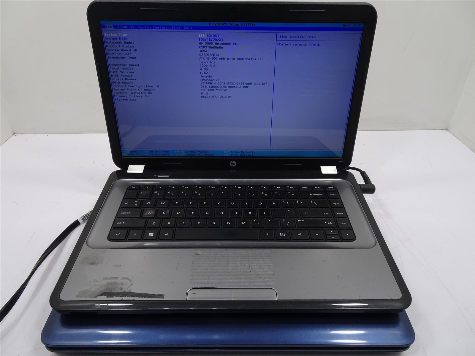 Lot 2 HP 2000-Series AMD E-300 1.30GHZ 4GB RAM NO HD – Laptops