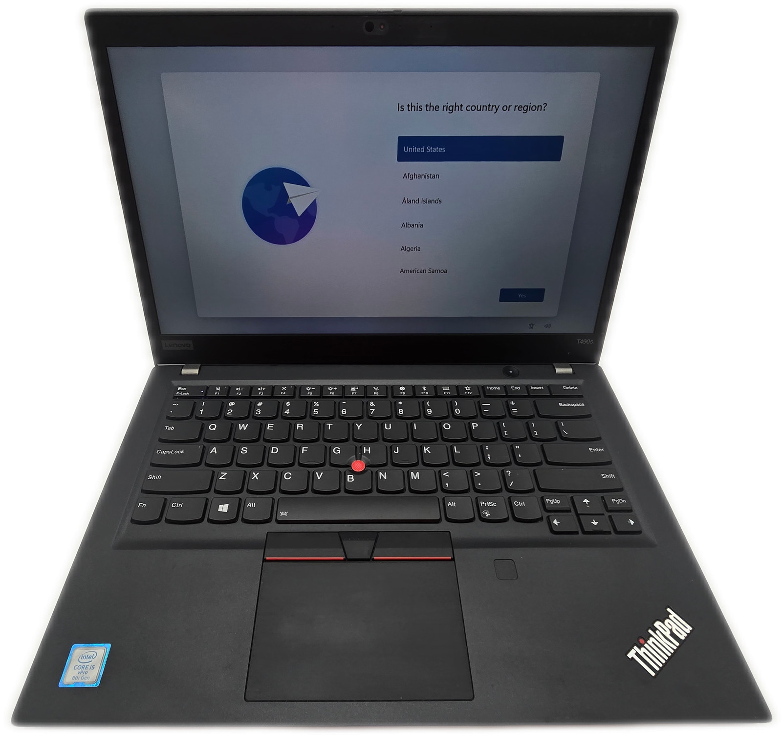 Lenovo ThinkPad T490S i5-8th 16GB 256GB SSD Windows 11 Pro