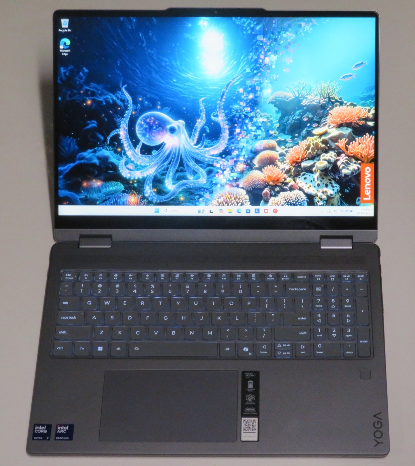 Lenovo Yoga 7i 2-in-1 Copilot+ 16″ 2K Touch Intel Ultra 7 256V 16GB RAM 1TB SSD