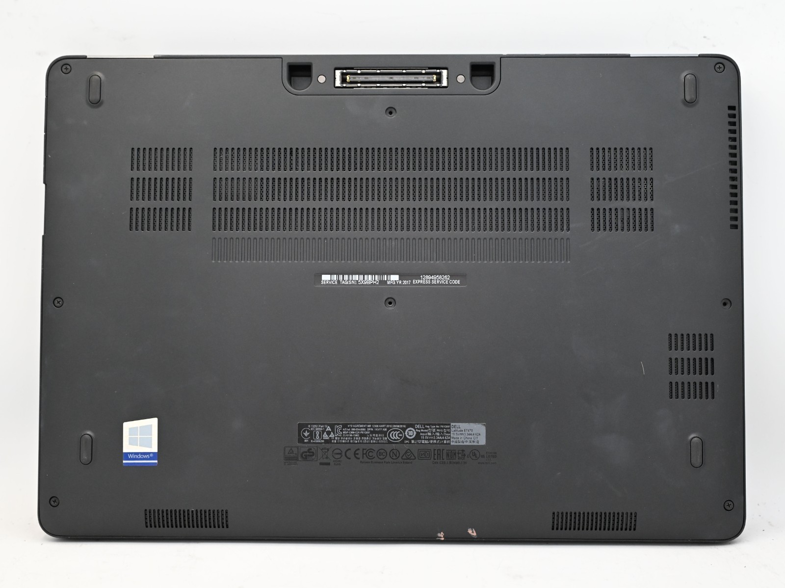 Dell Latitude E7470 i5-6300u 2.4GHz 8GB RAM 256GB SSD Win 10P – NO BATTERY