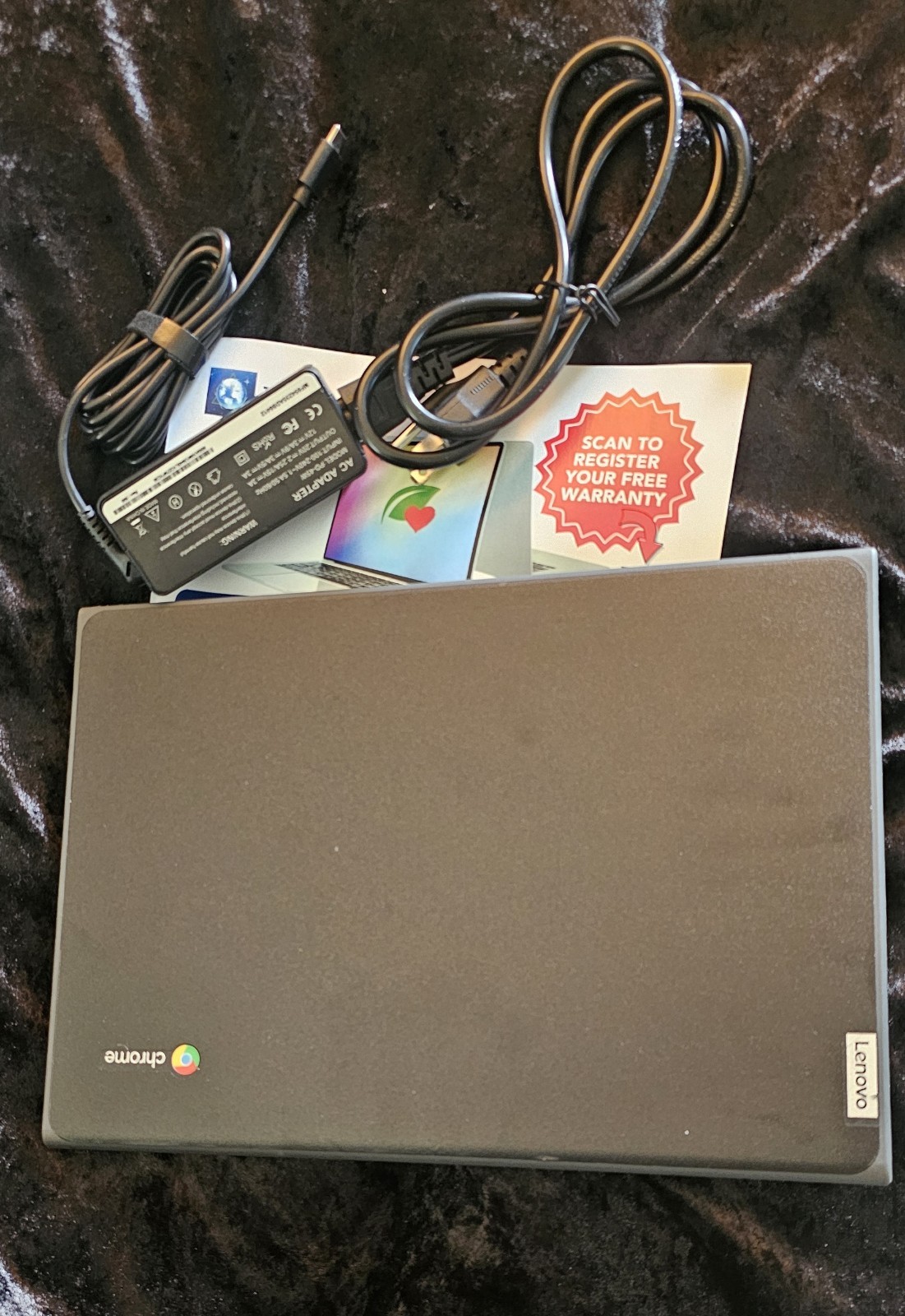 Lenovo Chromebook 100e 2nd Gen 11.6″ 4gb 32GB SSD , Black C31 w/ Charger