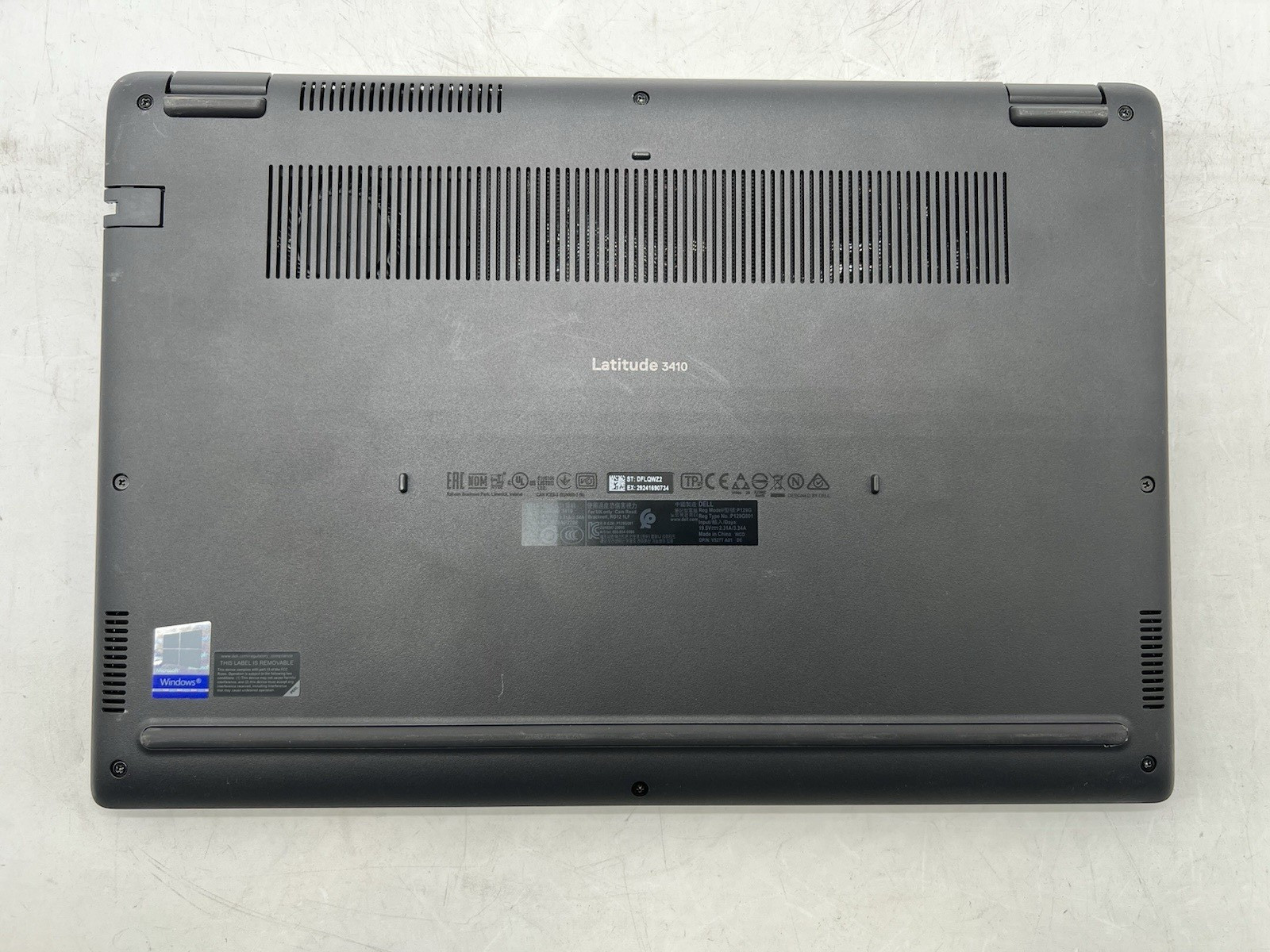 Dell Latitude 3410, i3-10110U CPU, @ 2.10GHz, 8GB RAM, 256GB SSD-No OS/AC