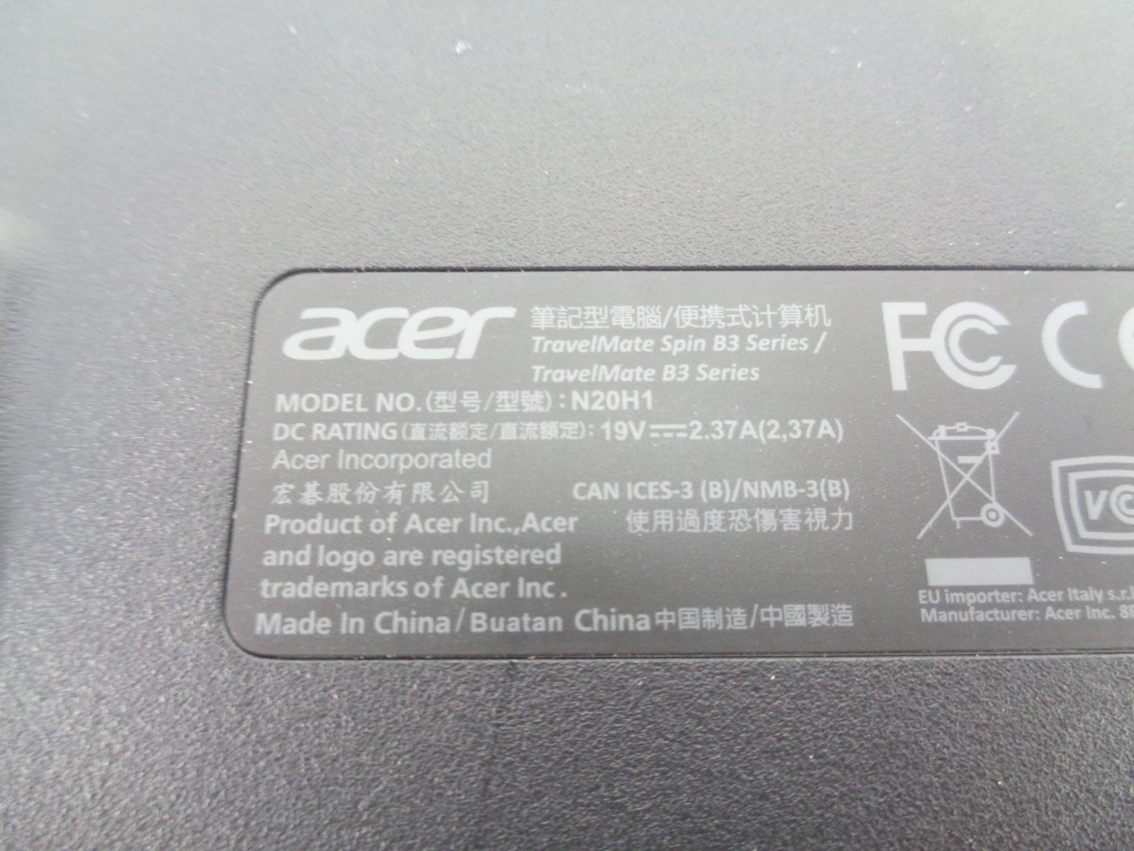 Acer TravelMate B3 B311-31 Laptop PC Computer w Charger 64GB SSD Windows 11 Pro