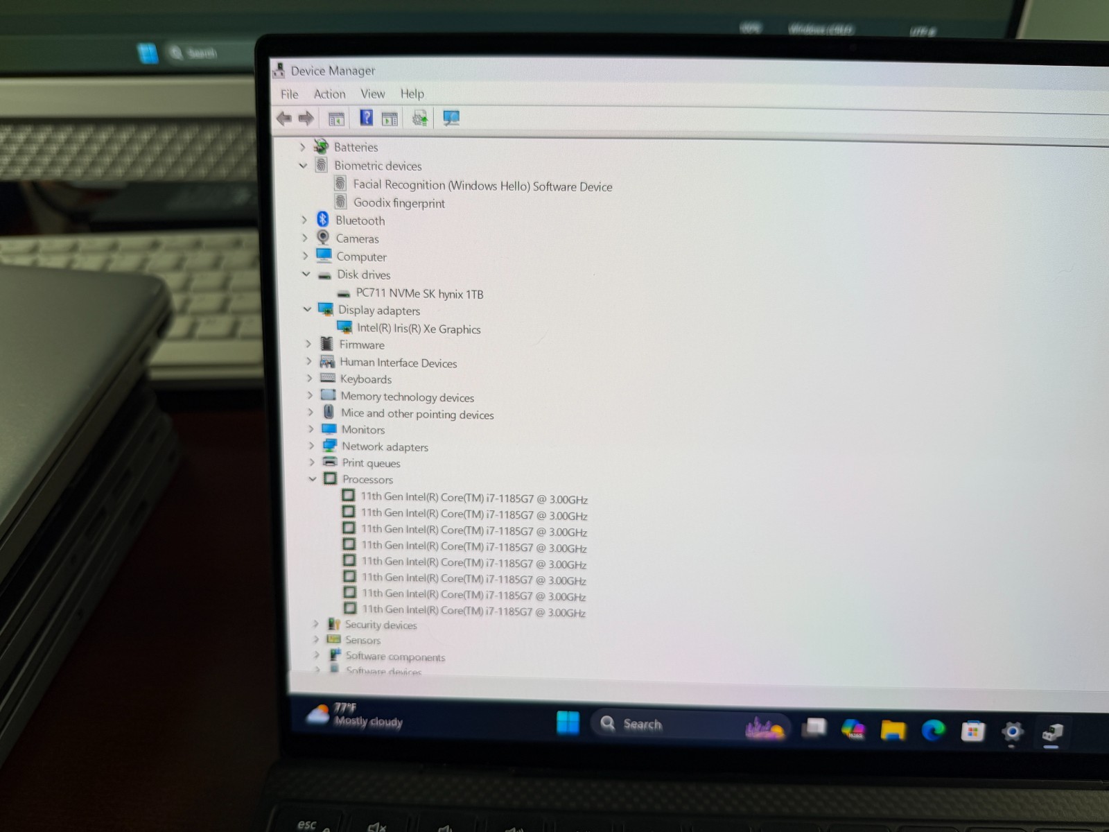 Dell XPS 13 9310 Silver 3.5K OLED Touch i7-1185G7 32GB 1TB SSD Excellent Win11P