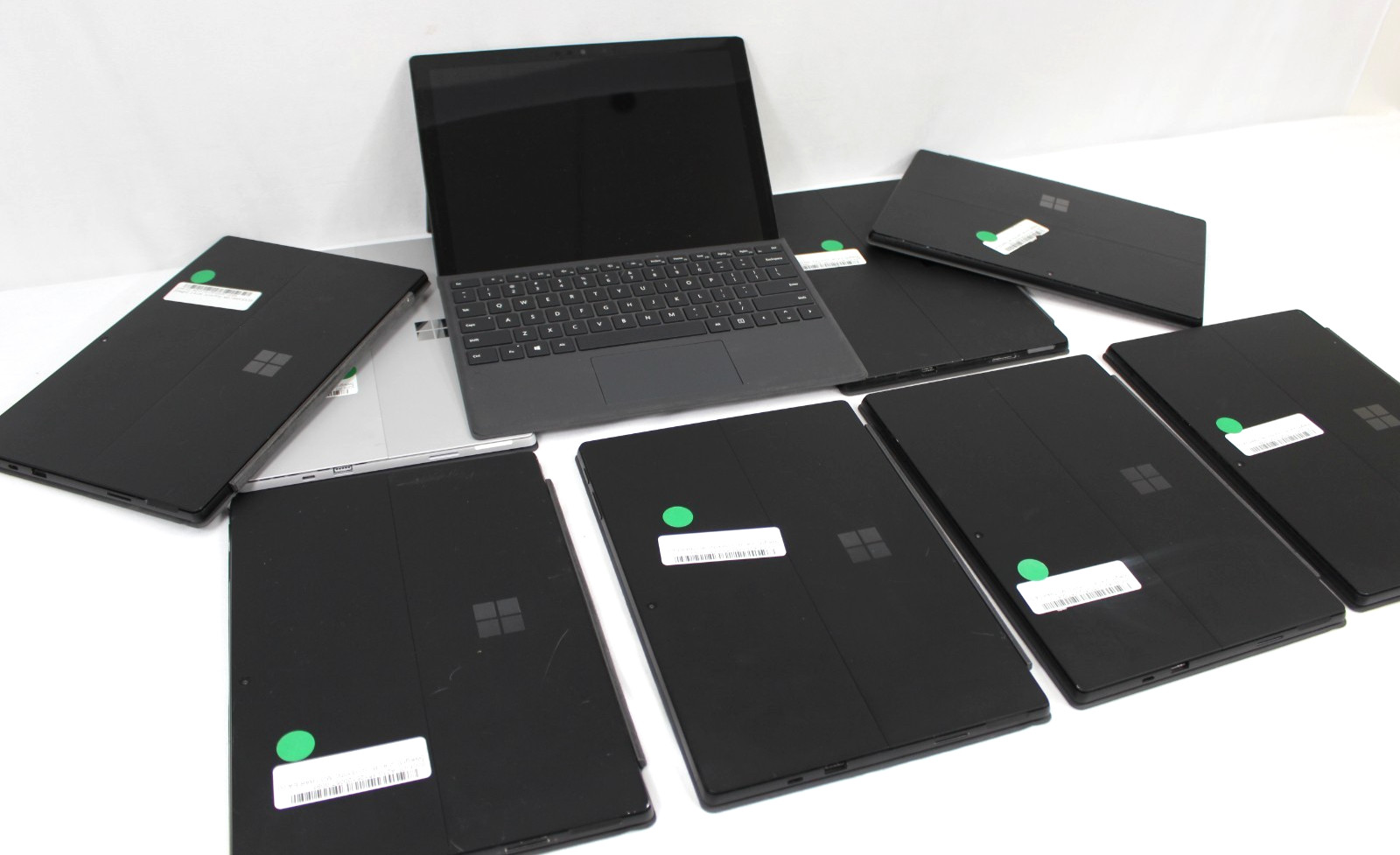Lot of 9 Microsoft Surface Pro 7 1866 Mix i5 i7 16GB 512GB SSD w/keyboard No OS