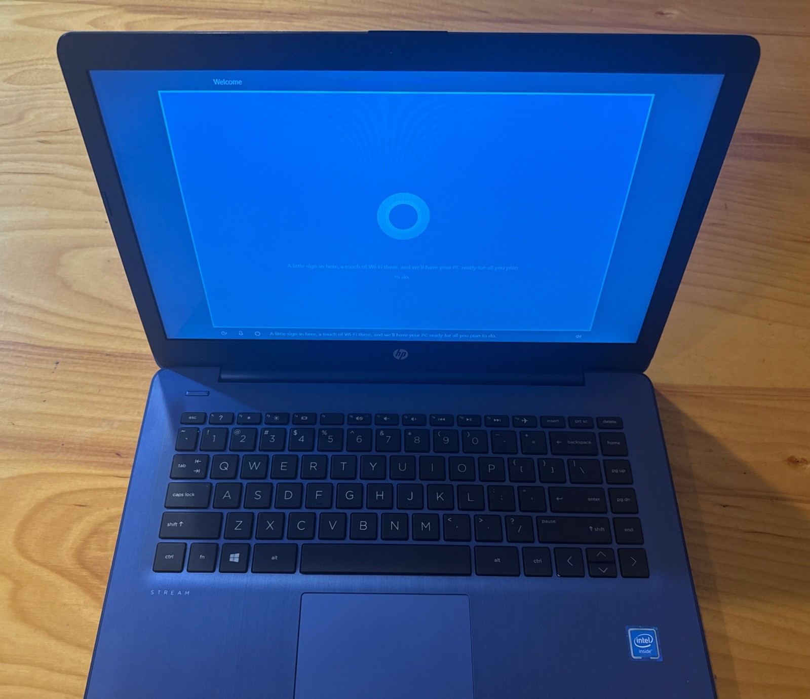 Official HP STREAM 14-CB161WM 32GB/4GB/1.6GHZ INTEL EMMC 14″ Laptop Works!