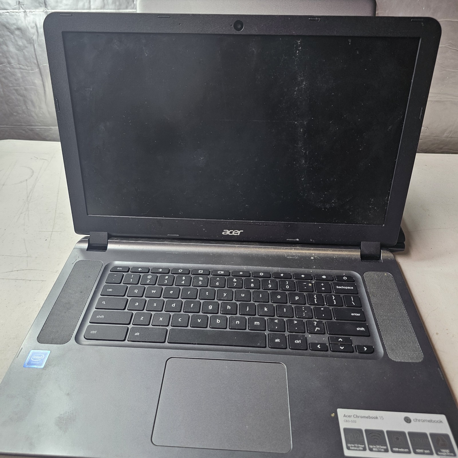 Lot of 3 Loptops HP Pavillion, Samsung,and Acer Chromebook Parts Only
