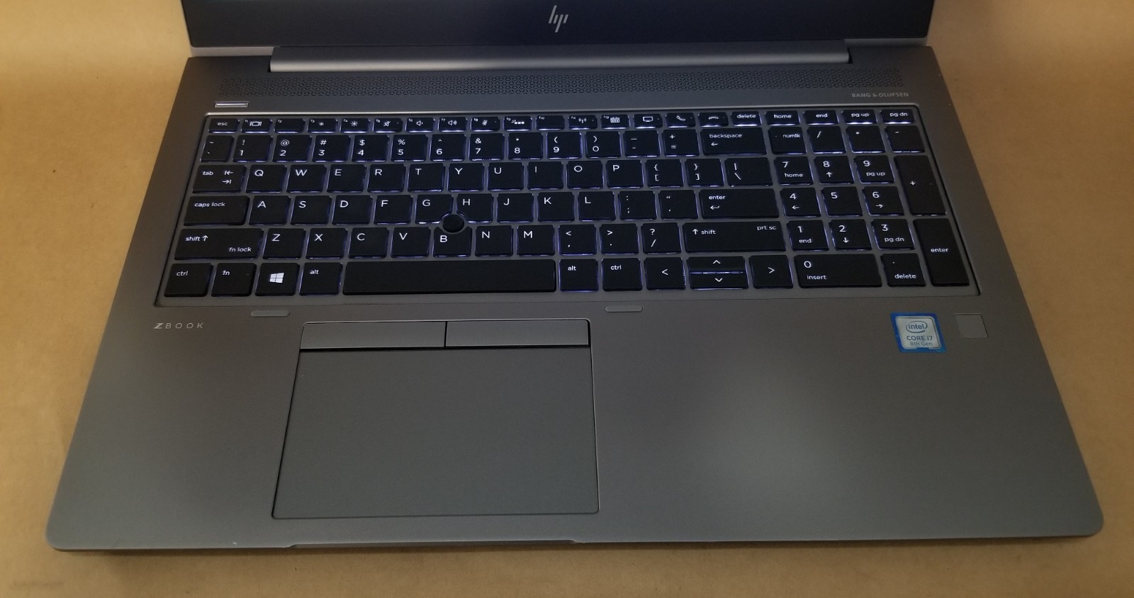 HP Zbook 15u G5 15.6″ Laptop i7-8550U, 8GB RAM 256GB SSD PRO WX 3100 WIN 11 PRO