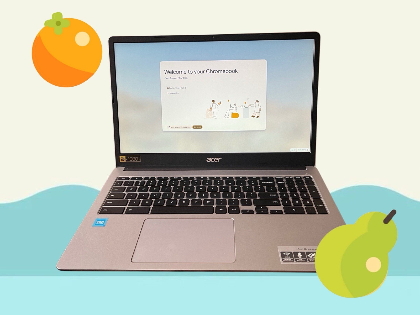 Acer Chromebook 315 Intel Celeron: Dual Microphone + Up To 10 Hours Battery Life