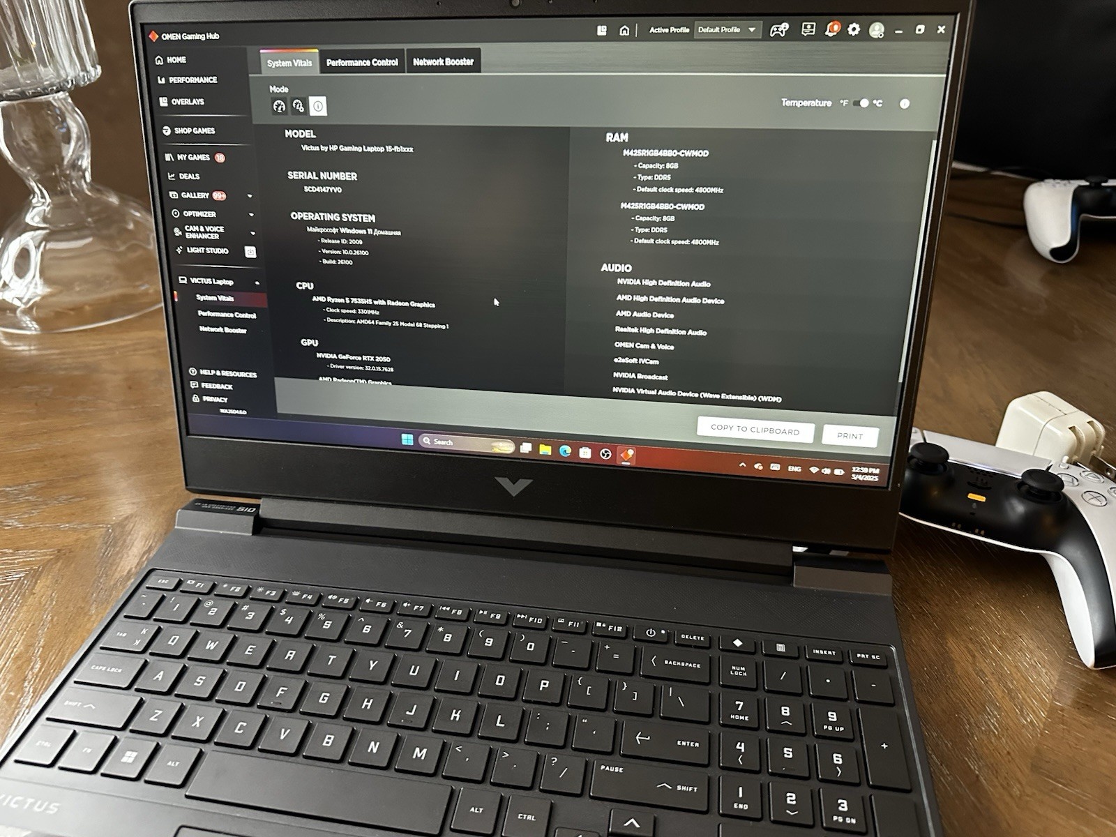 HP Victus 15.6″ (1 TB SSD, AMD Ryzen 5 7535HS Series, 4.55 GHz, 16GB) Gaming