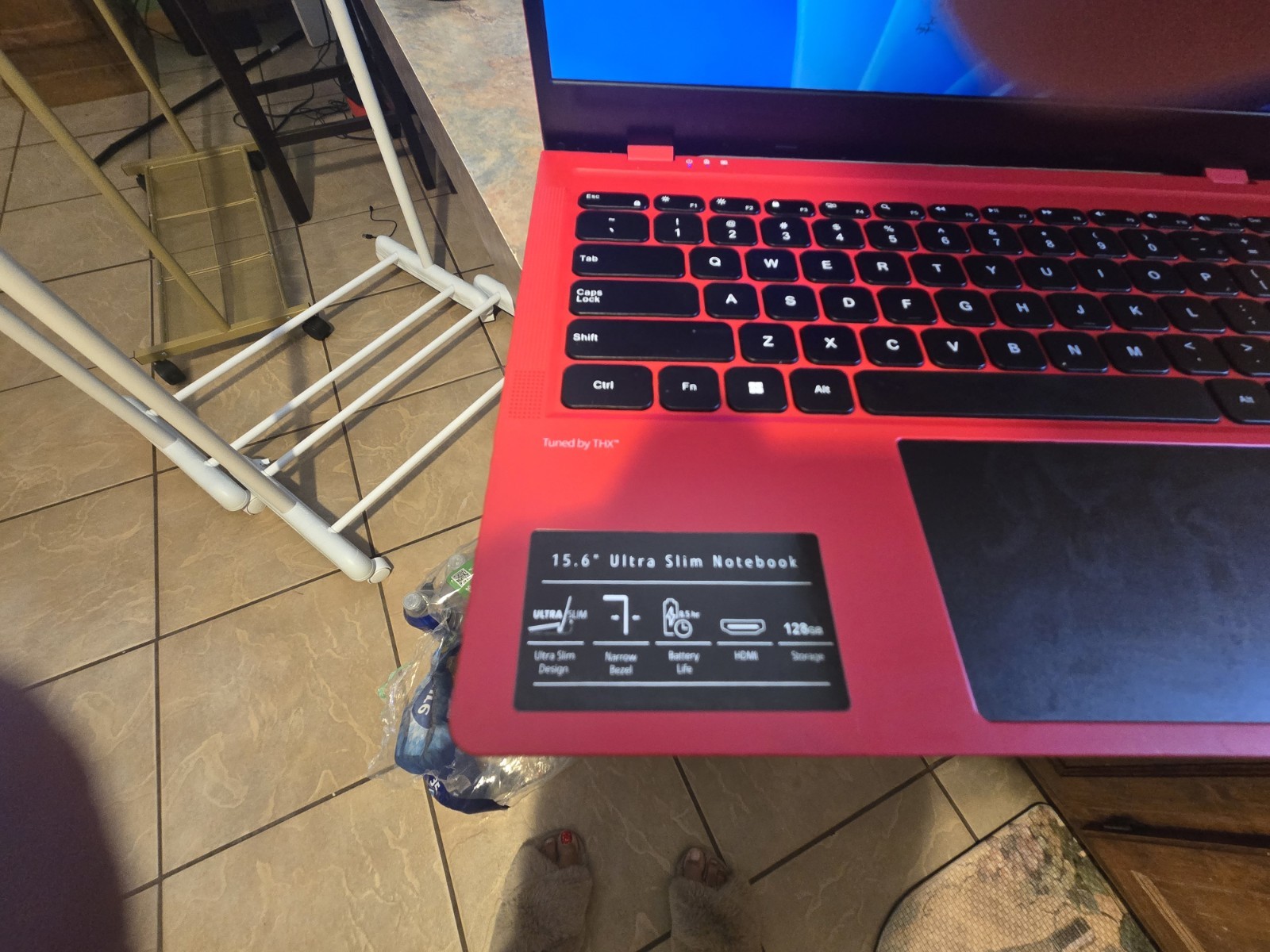 Gateway 15.6″ Ultra Slim Notebook Red 128GB SSD HDMI Laptop