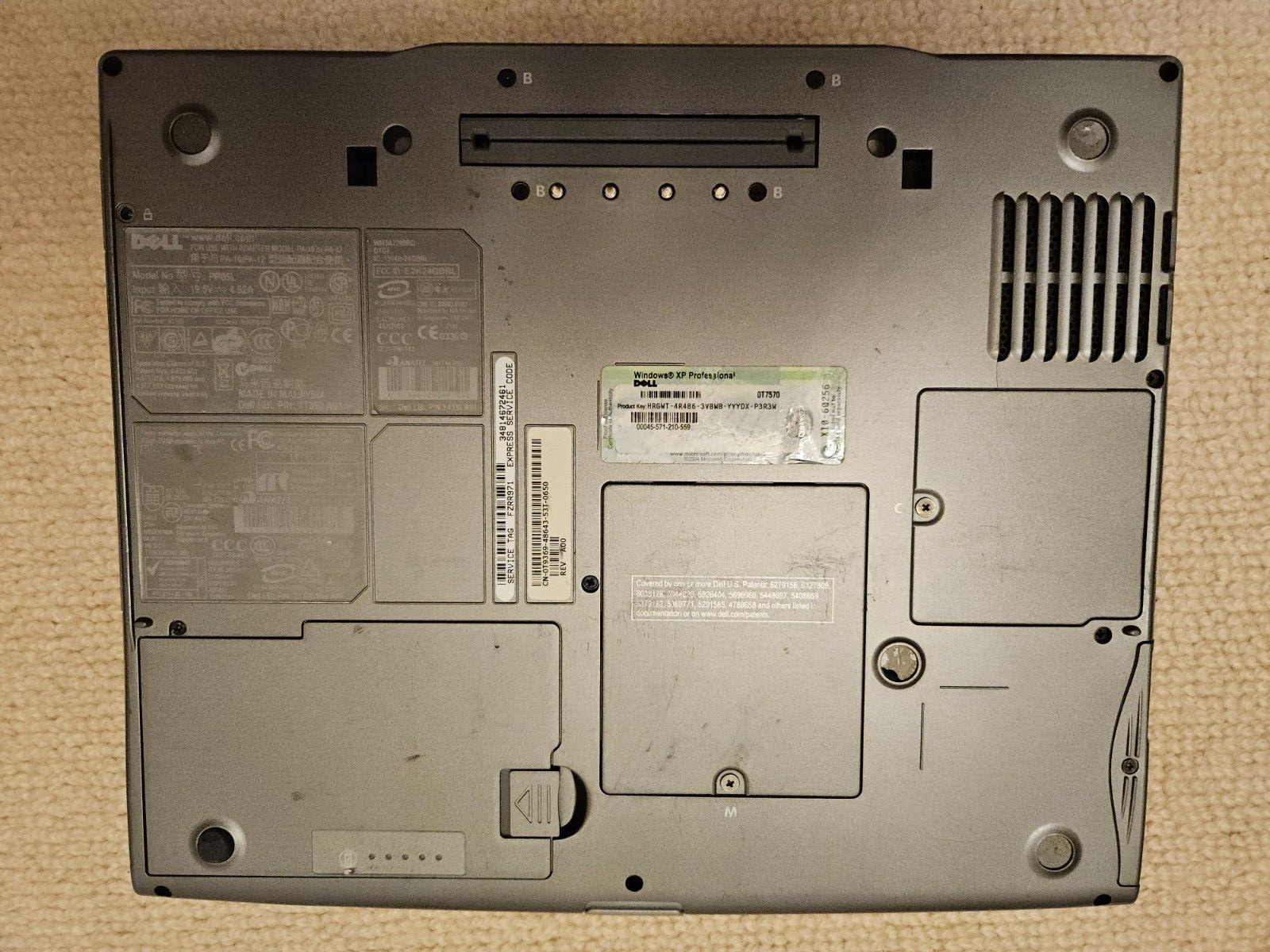 Untested Dell Latitude D600 Laptop
