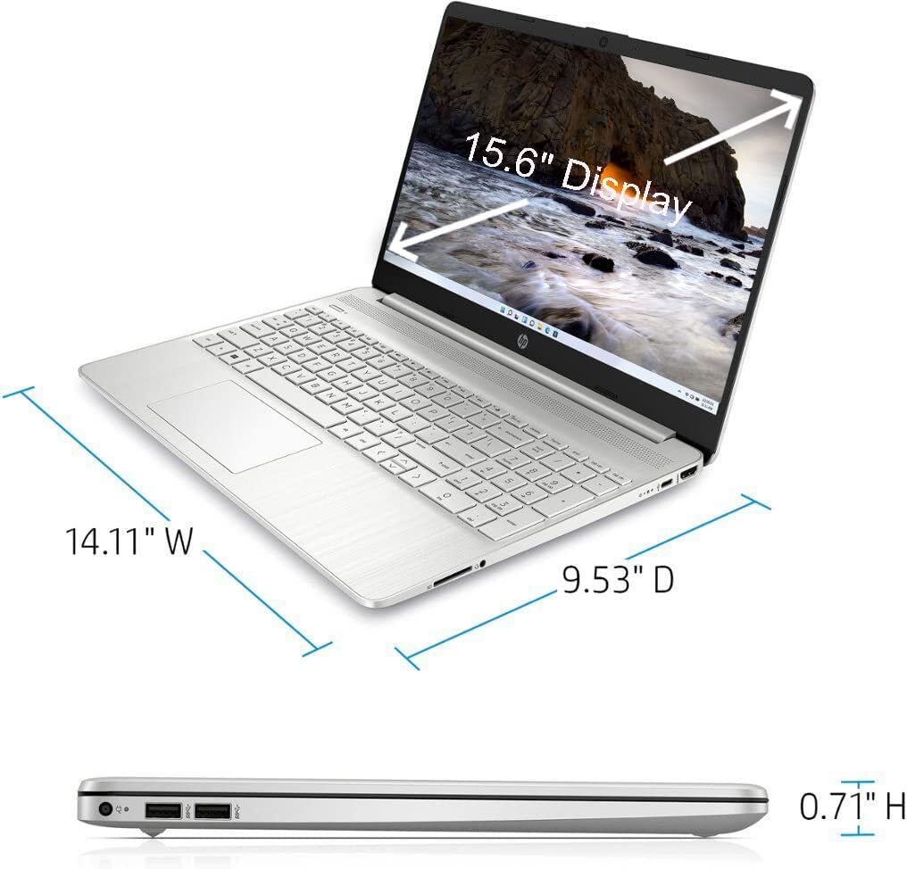2025 HP Laptop 15.6″ Touchscreen Intel Core i3-1115G4 UP to 32GB RAM 2TB SSD US