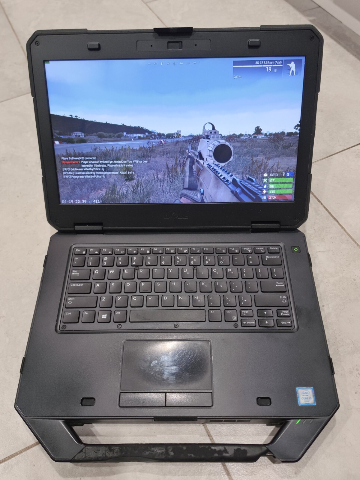 Dell Rugged 5414 R7 M360 *RARE 512GB SSD 16GB RAM I5, 97WH Battery. Read