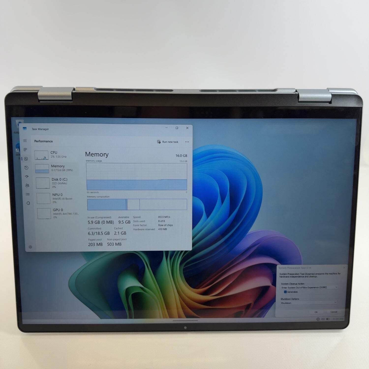 Dell 16 plus 2-in-1 DB06250 16″ Core Ultra 5 226V 4.5GHz 16GB RAM 512GB SSD