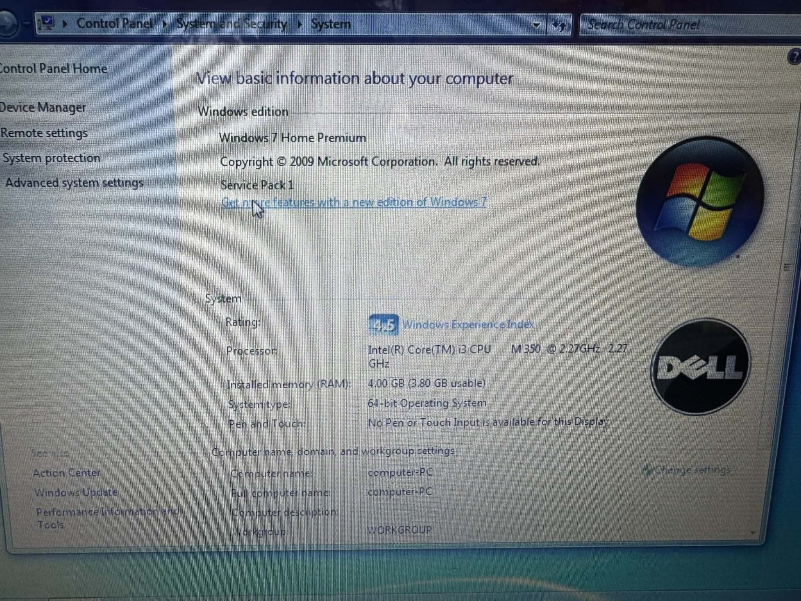 Lot 4 Dell Inspiron 15 & Studio 15.6” & 17” PP31L PP39L PP41L Windows Intel Core