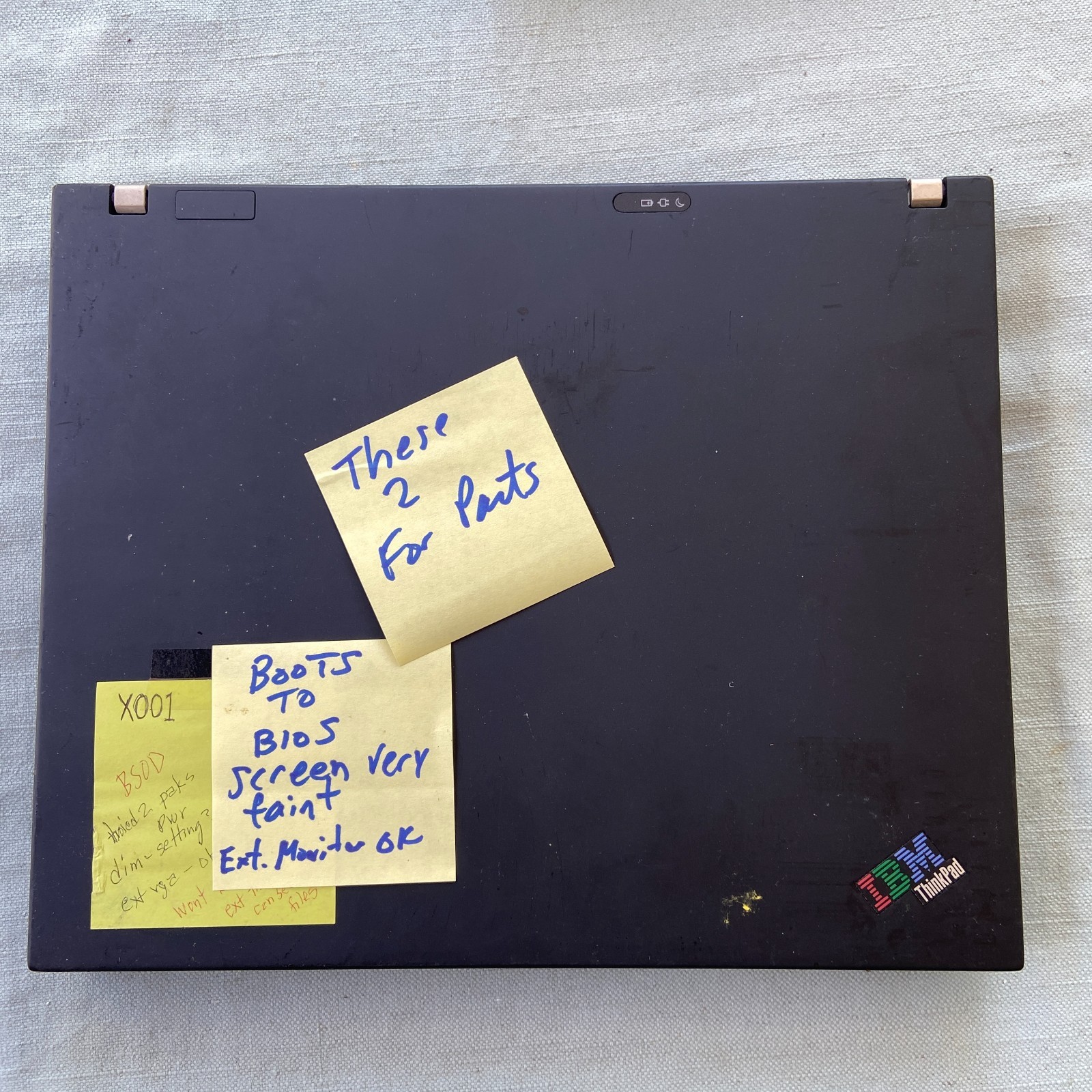 IBM Lenovo ThinkPad T60 15” Laptop Intel Centrino T2400 1.83GHz 1GB Parts Lot 2
