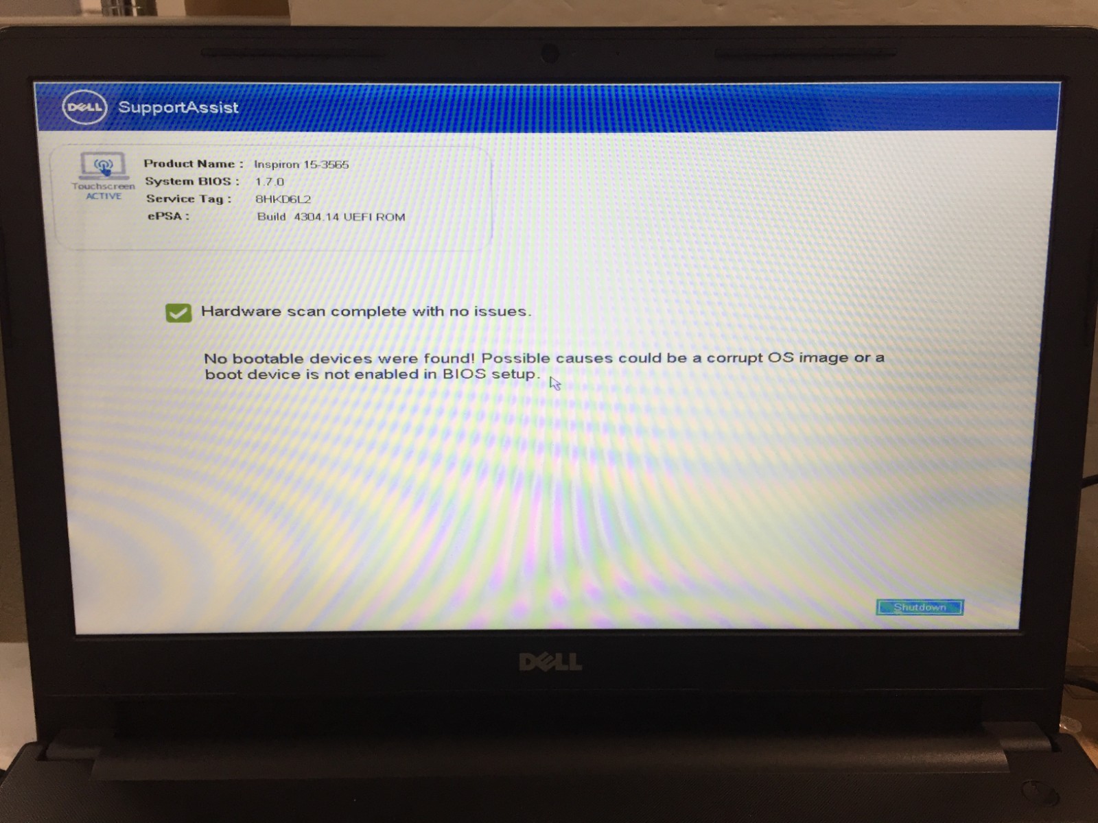 Lot of 2*PARTS* Dell Inspiron 3565 3567 15.6 Touchscreen Laptop/A6-9200 i5-7200U