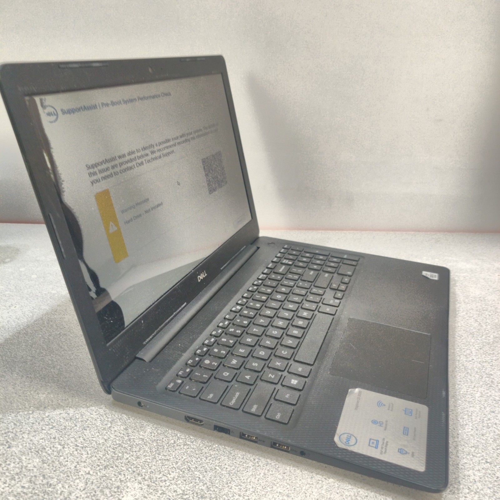 Dell Inspiron 3593 15.6″ i7-1065G7 12GB DDR4 NO SSD/OS/AC FOR PARTS BAD LCD