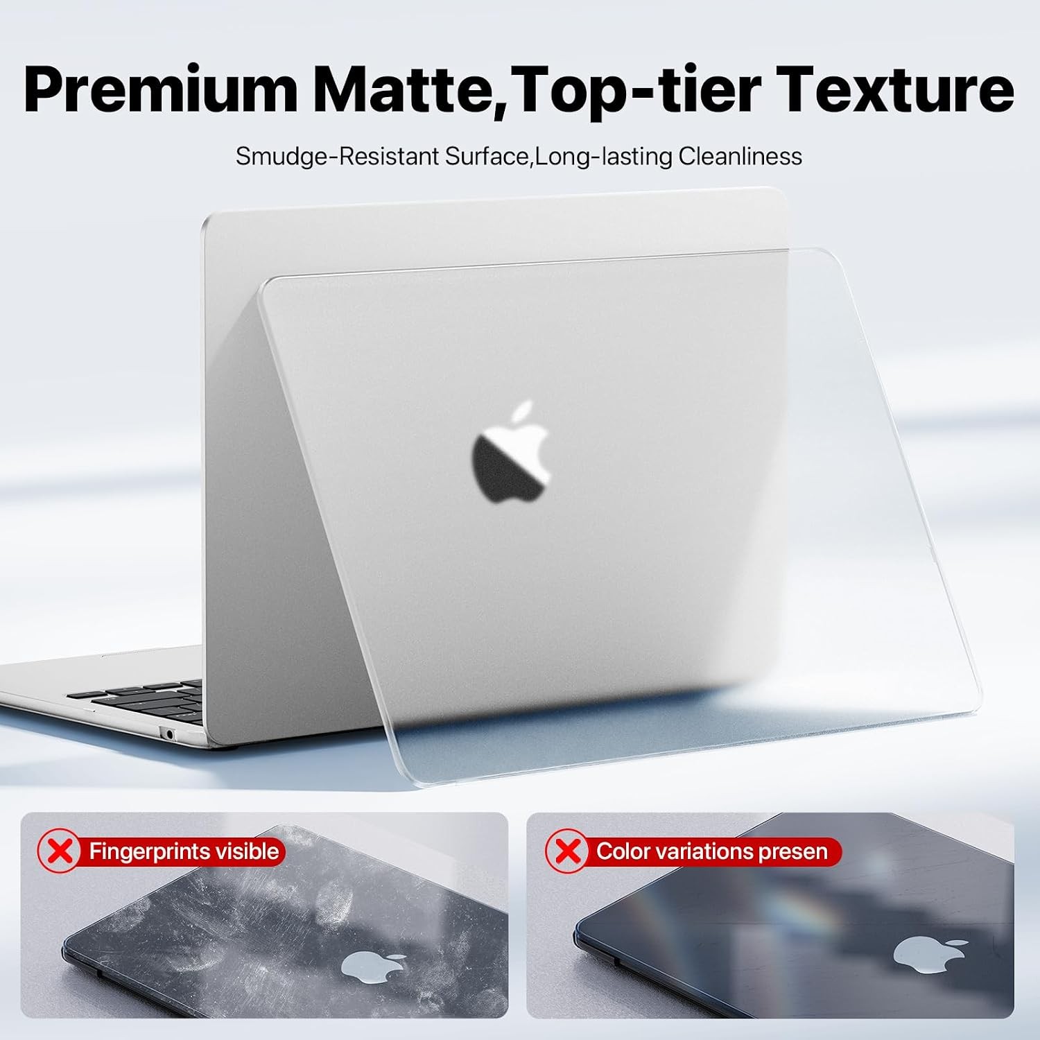 for MacBook Air 15 inch Case, Easy to Snap on, Hard Shell Protective Laptop Cove