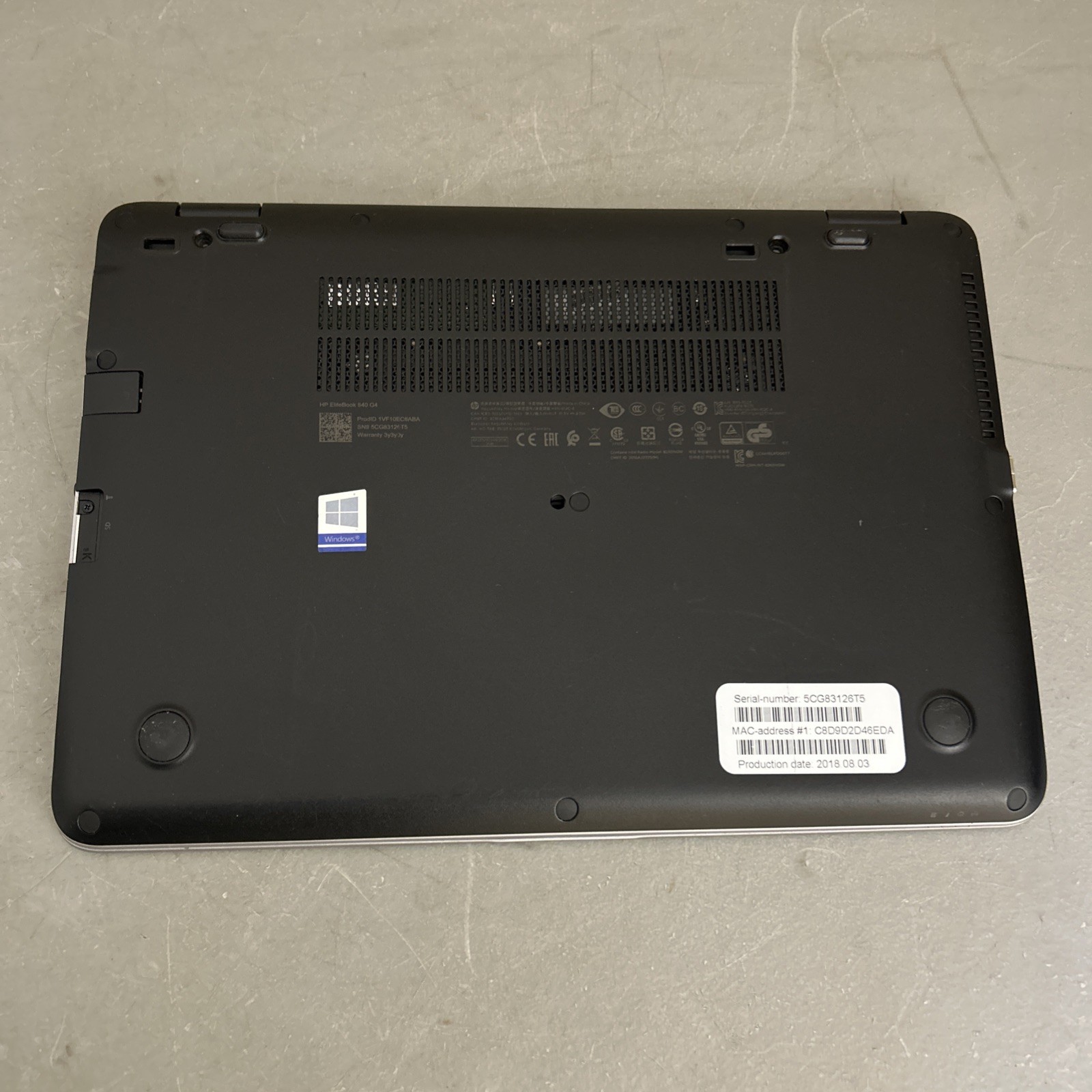HP EliteBook 840 G4 14″ Core i5 8GB RAM, 256 GB SSD Window 11