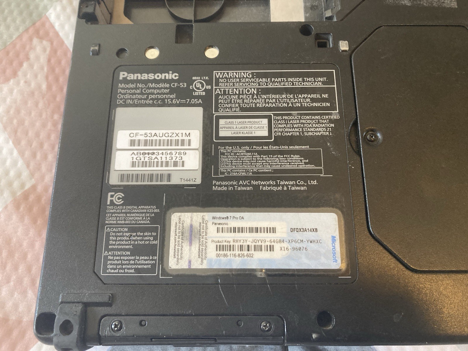 Panasonic Toughbook CF-53 14” (Intel Core i5-2520M 2.6GHz) Laptop