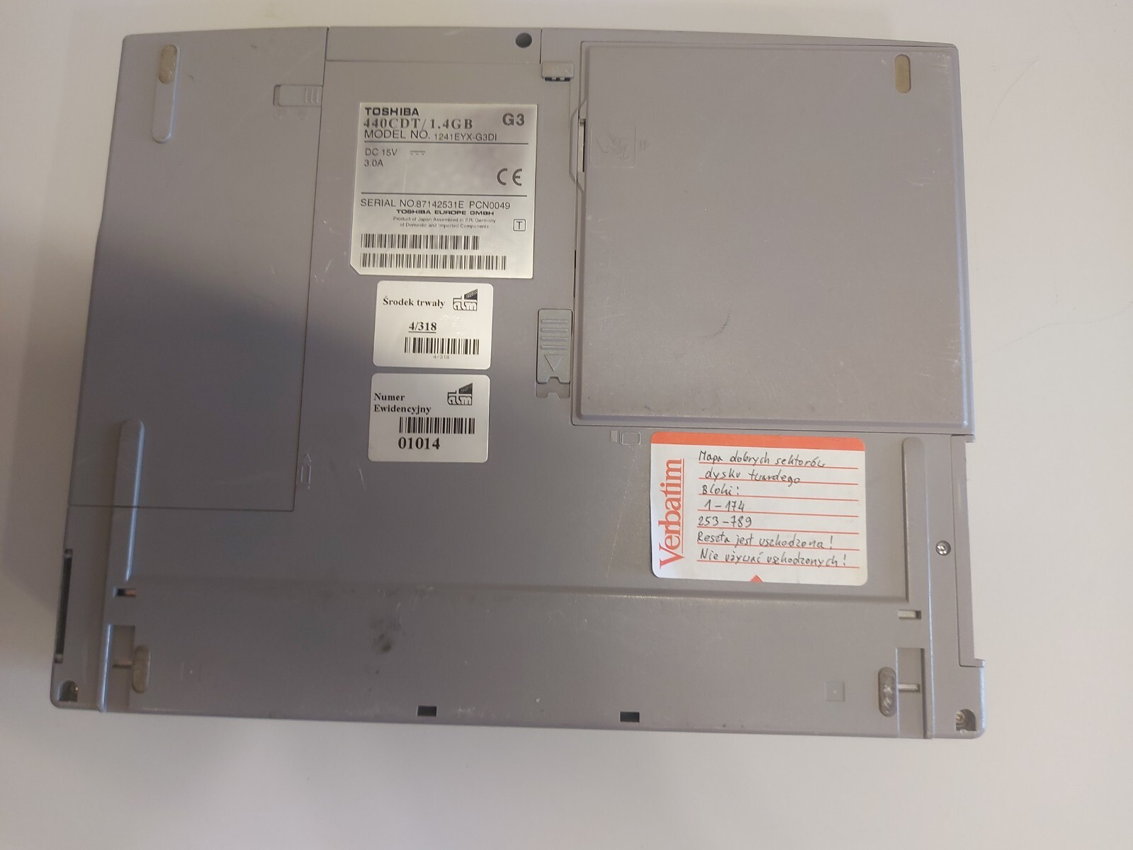 Toshiba Satellite Pro 440CDT 1.4GB
