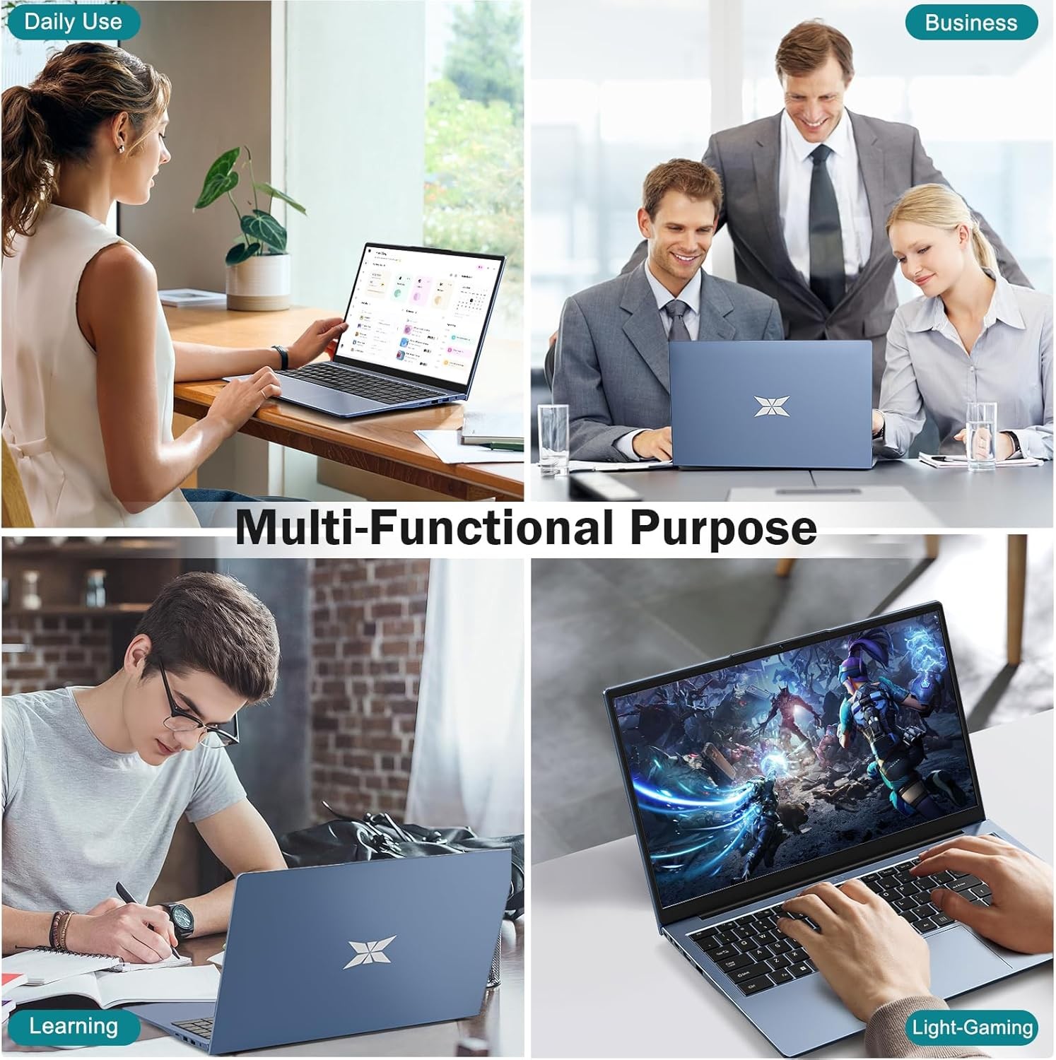 15.6 Student Laptop AMD Ryzen 5 16GB RAM 512GB SSD Radeon Vega 8 Graphics