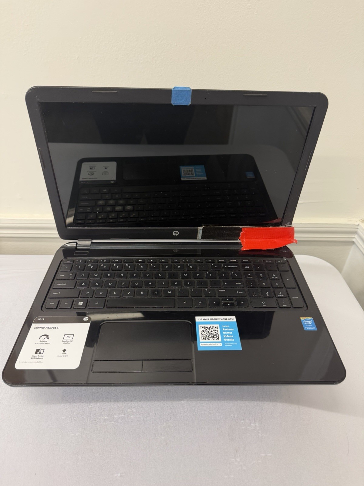 HP Notebook 15 Laptop – Good Screen – Intel Pentium N3540 – Read Desc