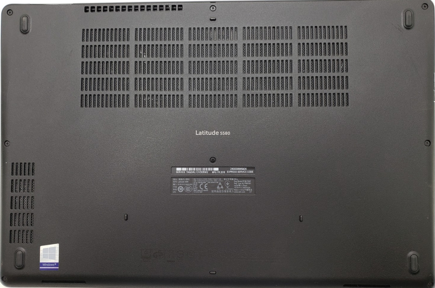 Dell Latitude 5580 Intel i5-6300U 8GB RAM 256GB SSD 15.6″ Win 11 Pro Laptop PC.