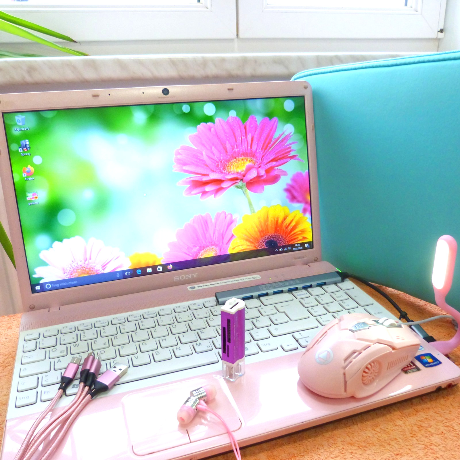 XL LOT ROSE PINK Sony Vaio EB PREMIUM 15″ Allrounder l 480GB SSD Windows 10