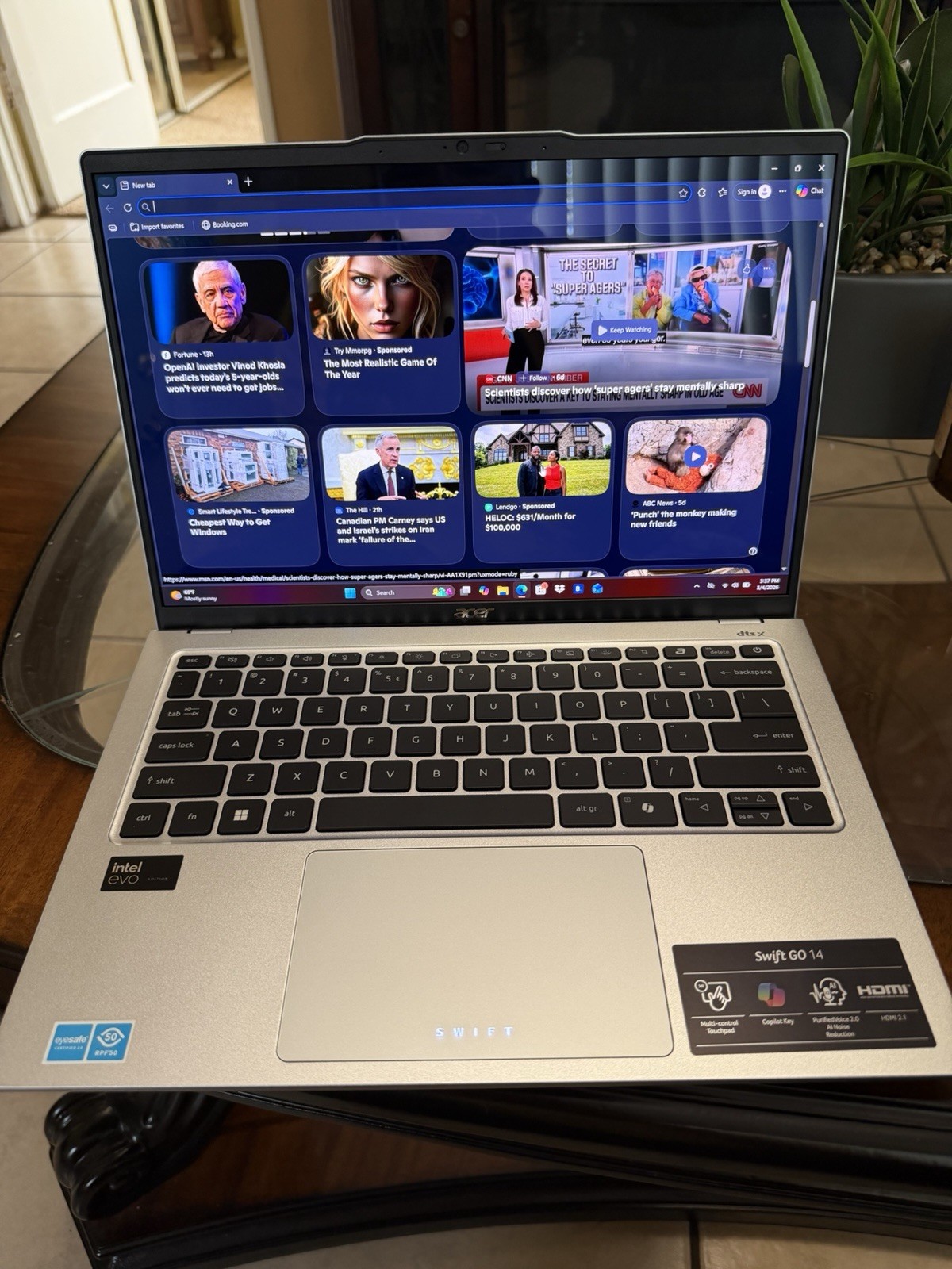 acer Swift Go 14 Intel Evo Thin & Light Laptop | 14″ OLED 2880 x 1800