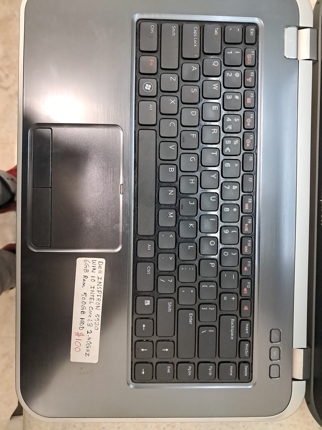 Dell Inspiron 5520 15.6″ Intel Core i3-2370M 6GB RAM 500GB HDD WEBCAM BLUETOOTH