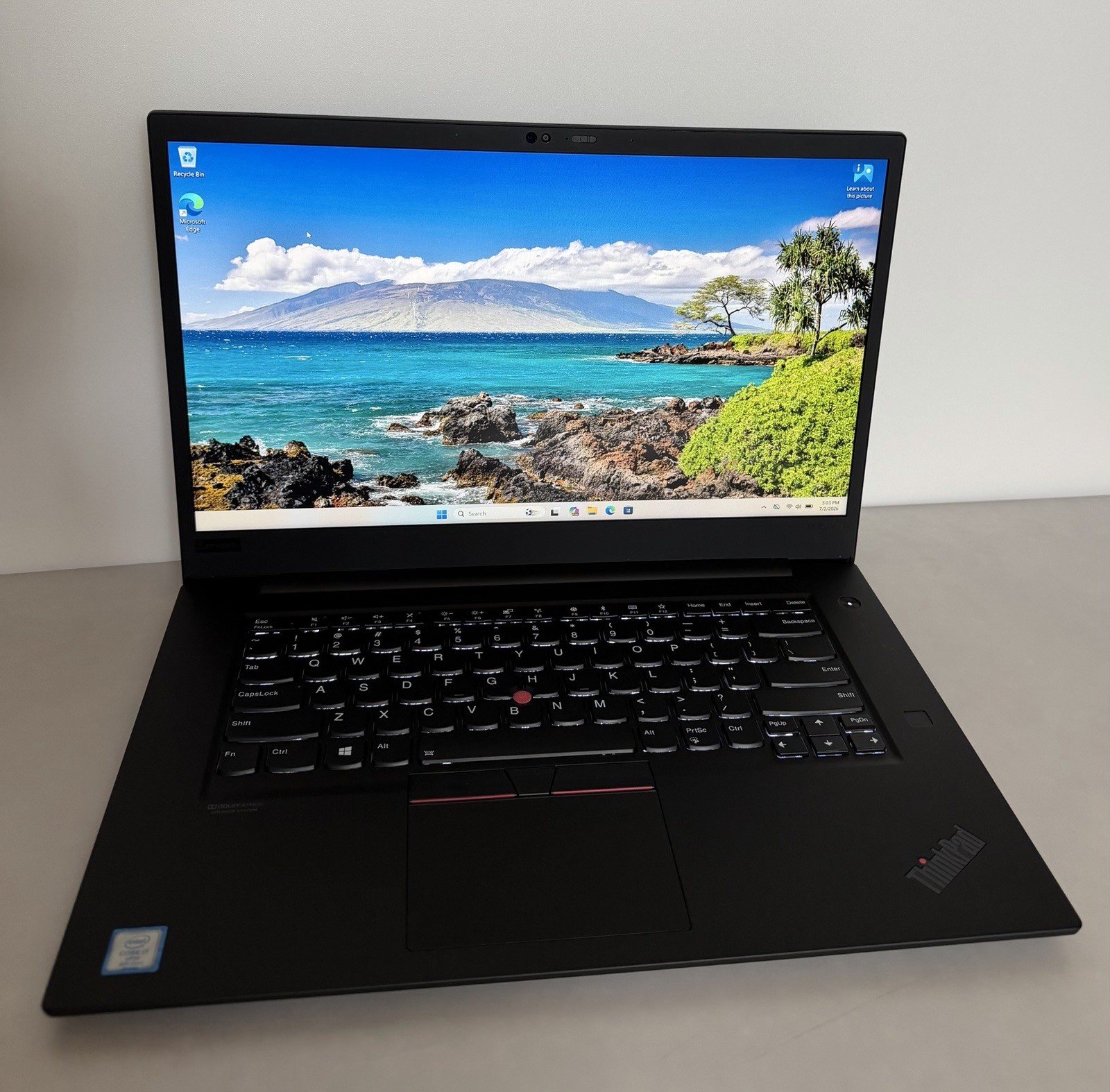 Lenovo X1 Extreme Gen 2 i7-9850H 32GB 512GB GTX 1650 Win 11 + Thunderbolt Dock