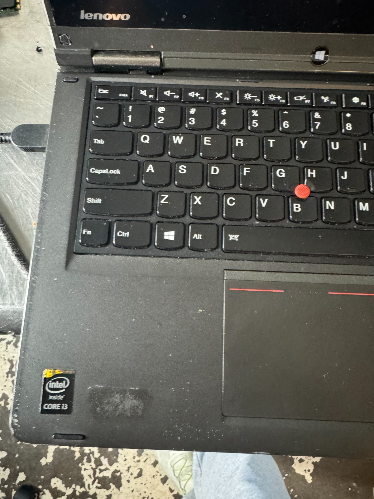 Lenovo ThinkPad Yoga 12 Intel Core i3 Laptop for Parts/Repair #4747