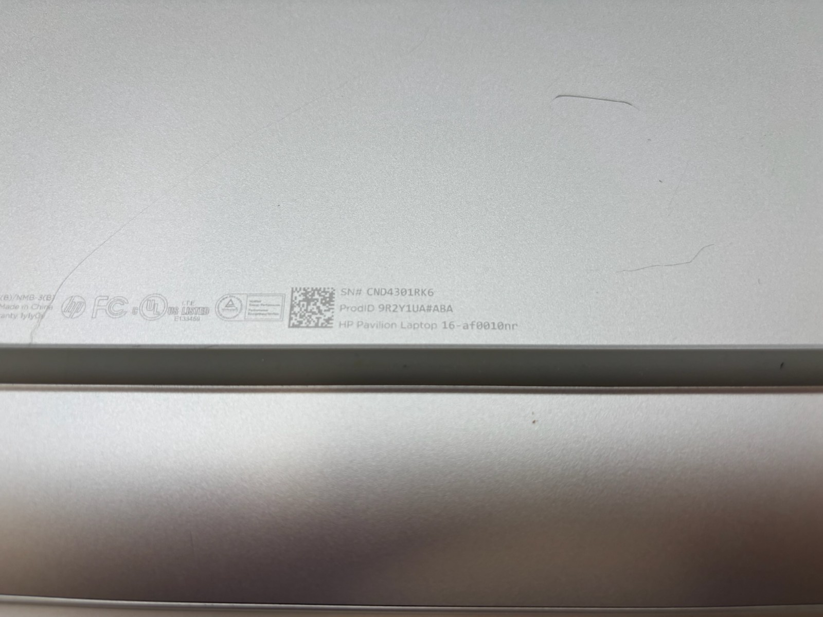 HP Pavilion 16-af0010nr 16″ 512 GB SSD 8 GB RAM Ultra 5 125U Windows 11 Home