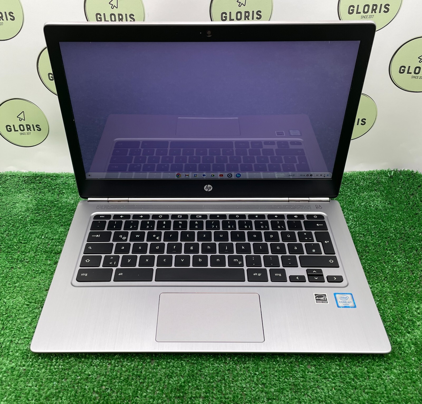Used HP Chromebook 13 G1 Laptop Intel m7-6Y75 1.20GHz / 16GB RAM / 32GB SSD NT