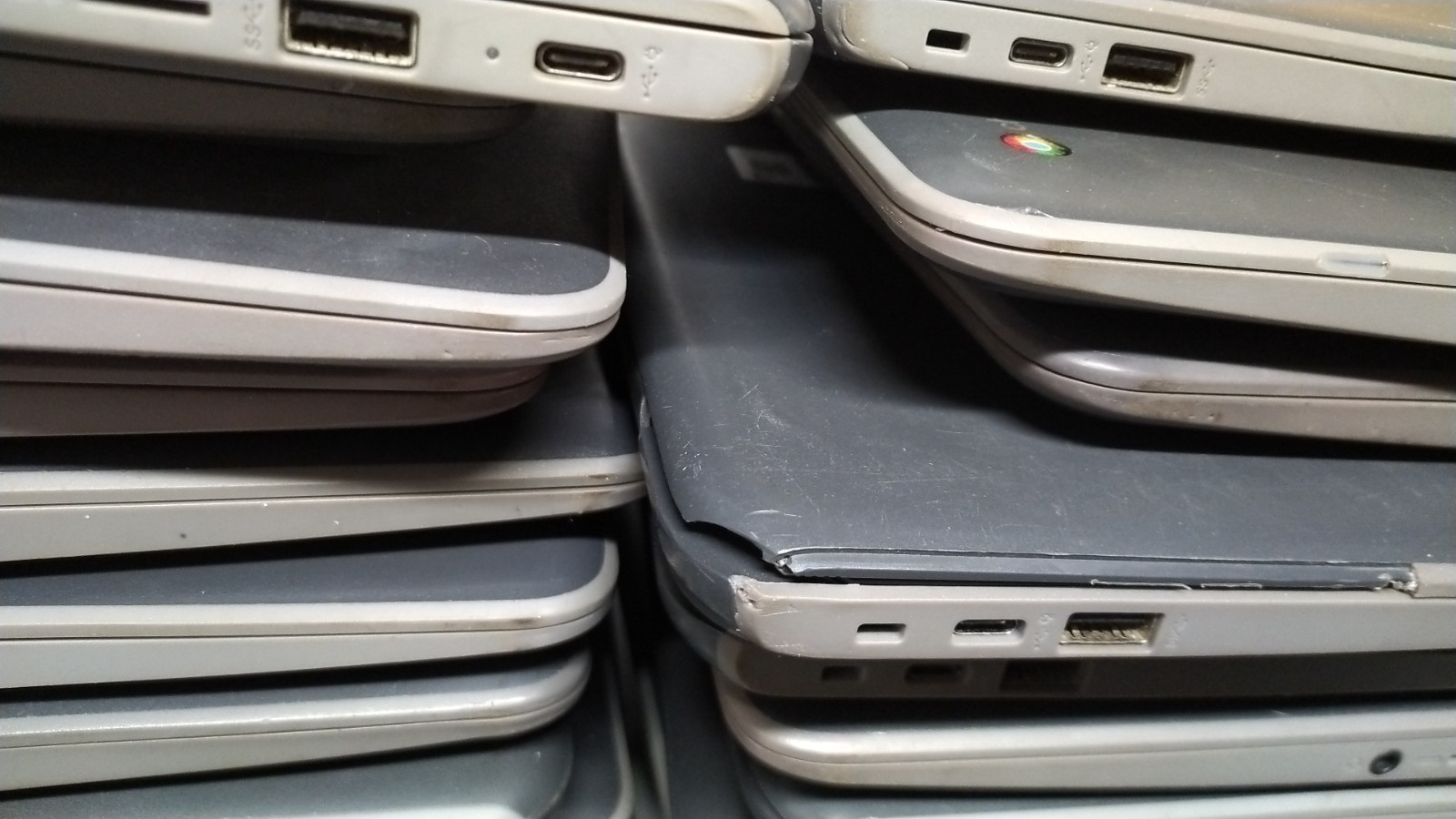 Lot of 40 HP Chromebook 11 G7 EE 6QY25UT#ABA Celeron N4000 4GB 32GB – For Repair