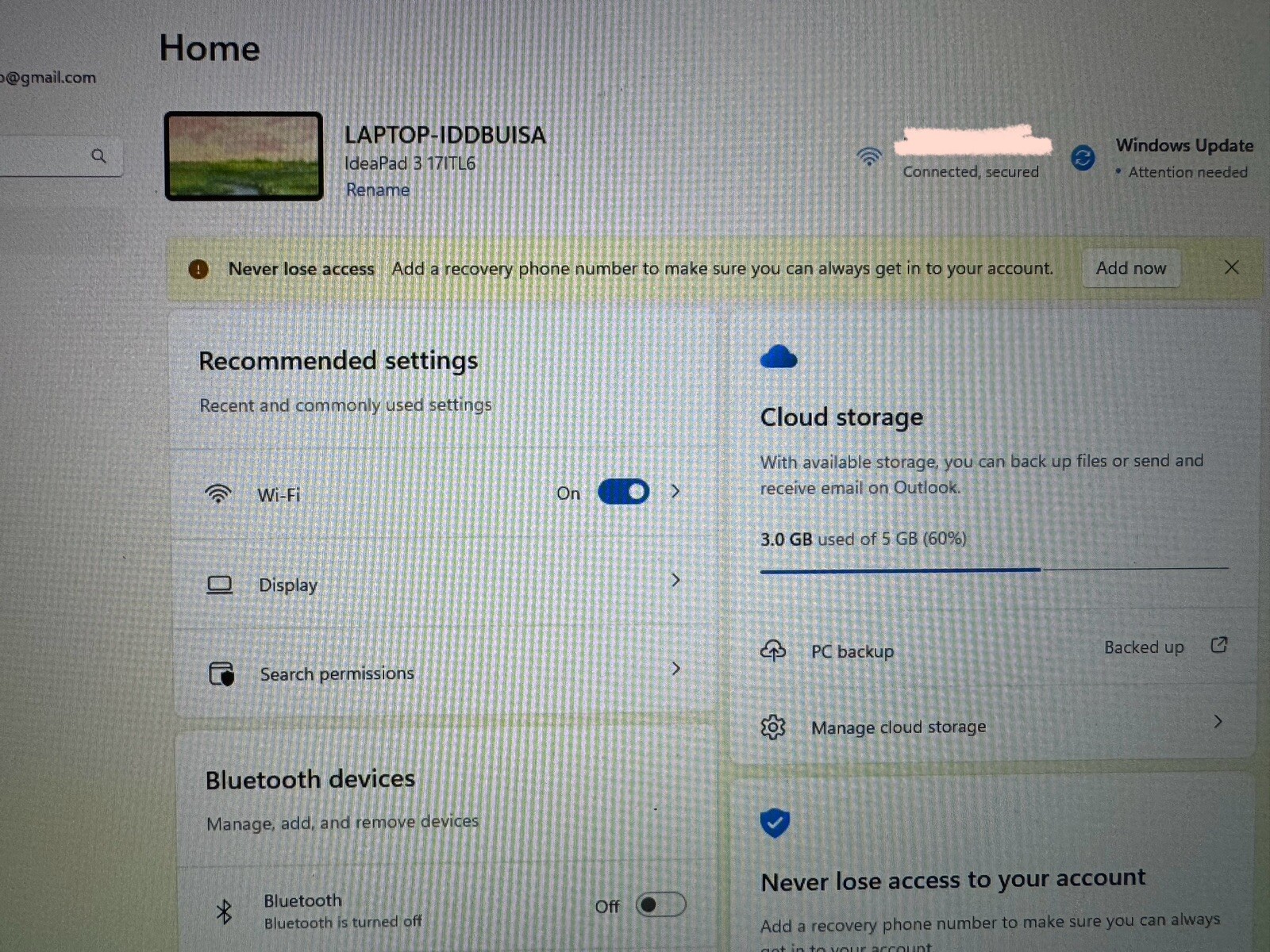 lenovo laptop ideapad 3