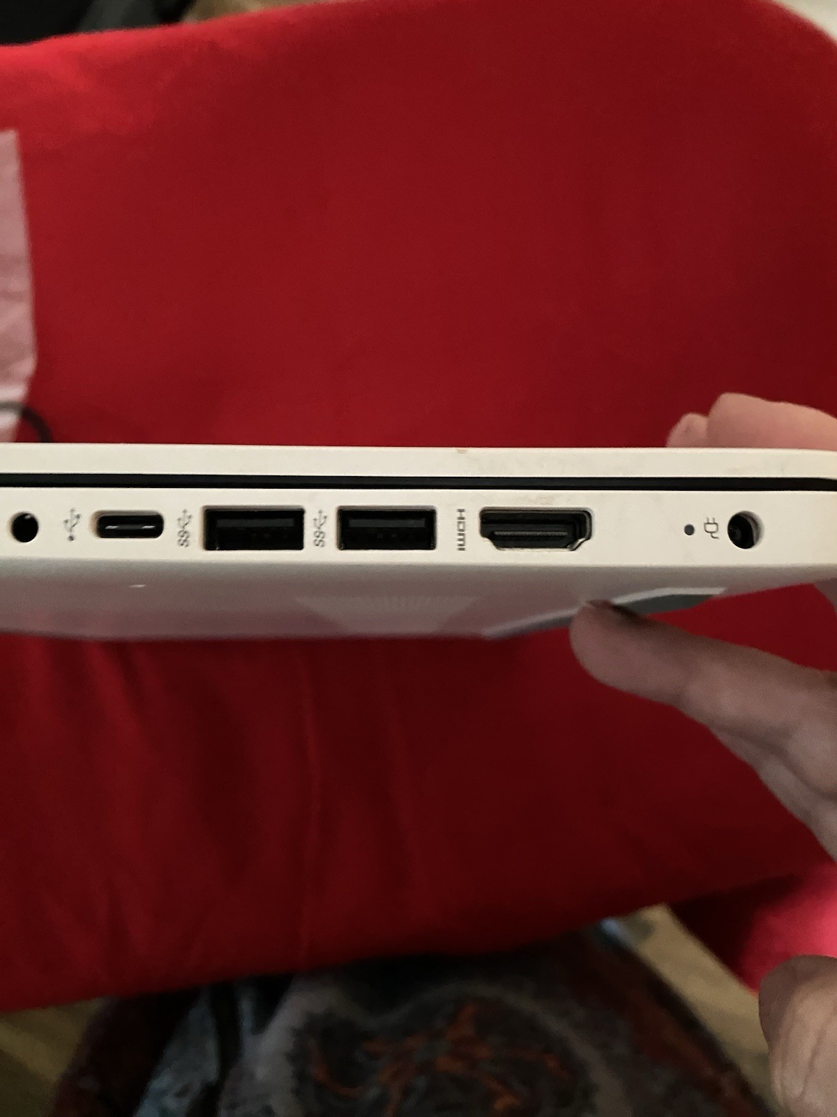 HP Laptop 14-DQ0052DX 14″ 64 GB SSD, Intel Celeron N, 1.10 GHz, 4 GB Ram – White