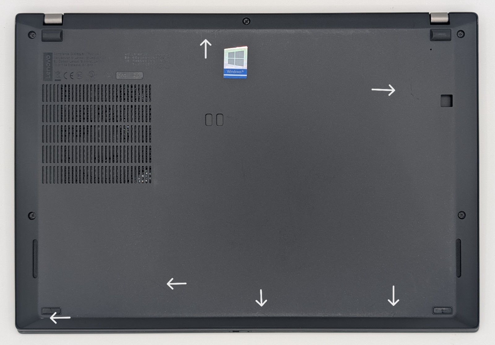 Lenovo ThinkPad T490s 14″ FHD Touch i5-8365U 8GB 256 NVM Win 11 Pro New Battery