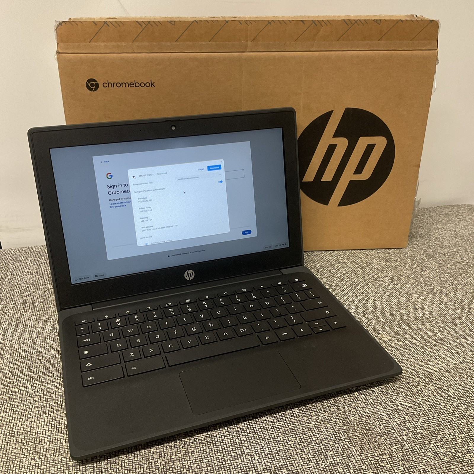 HP Fortis 11 G9 Q Chromebook 11.6″ 8GB RAM 32GB eMMC Snapdragon 7c Wi-Fi LTE