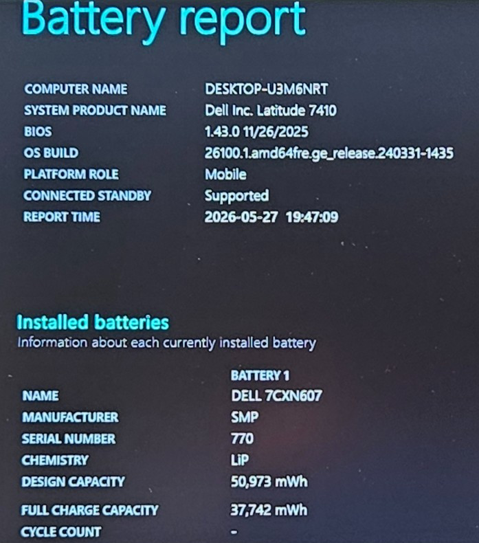 Dell Latitude 7410 14″ HD Intel i5 10th Gen @ 1.60GHz 8GB 256GB NVMe Win 11 Pro