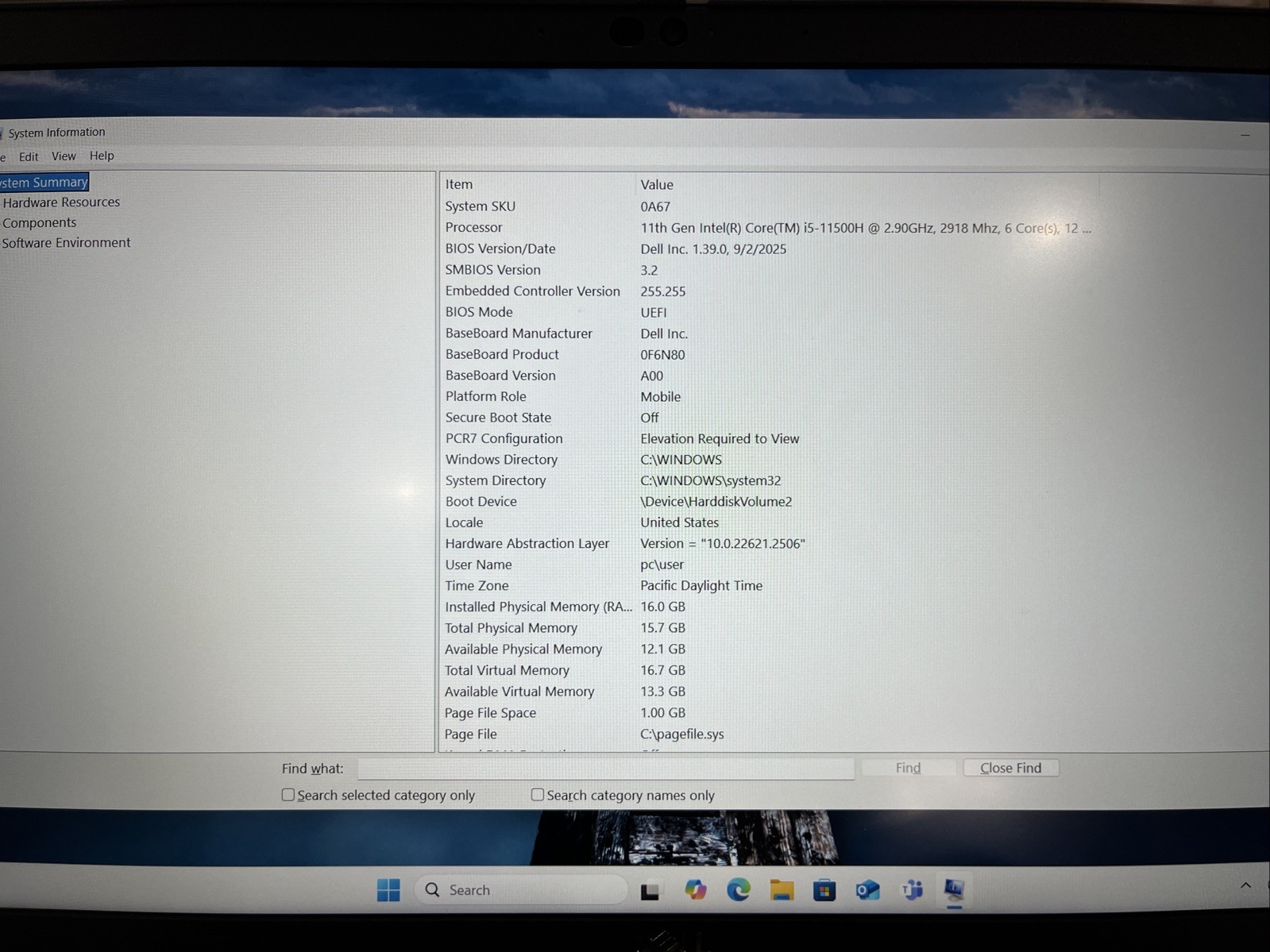 Dell Latitude 5521 15.6″ FHD i5-11500H 2.9GHz