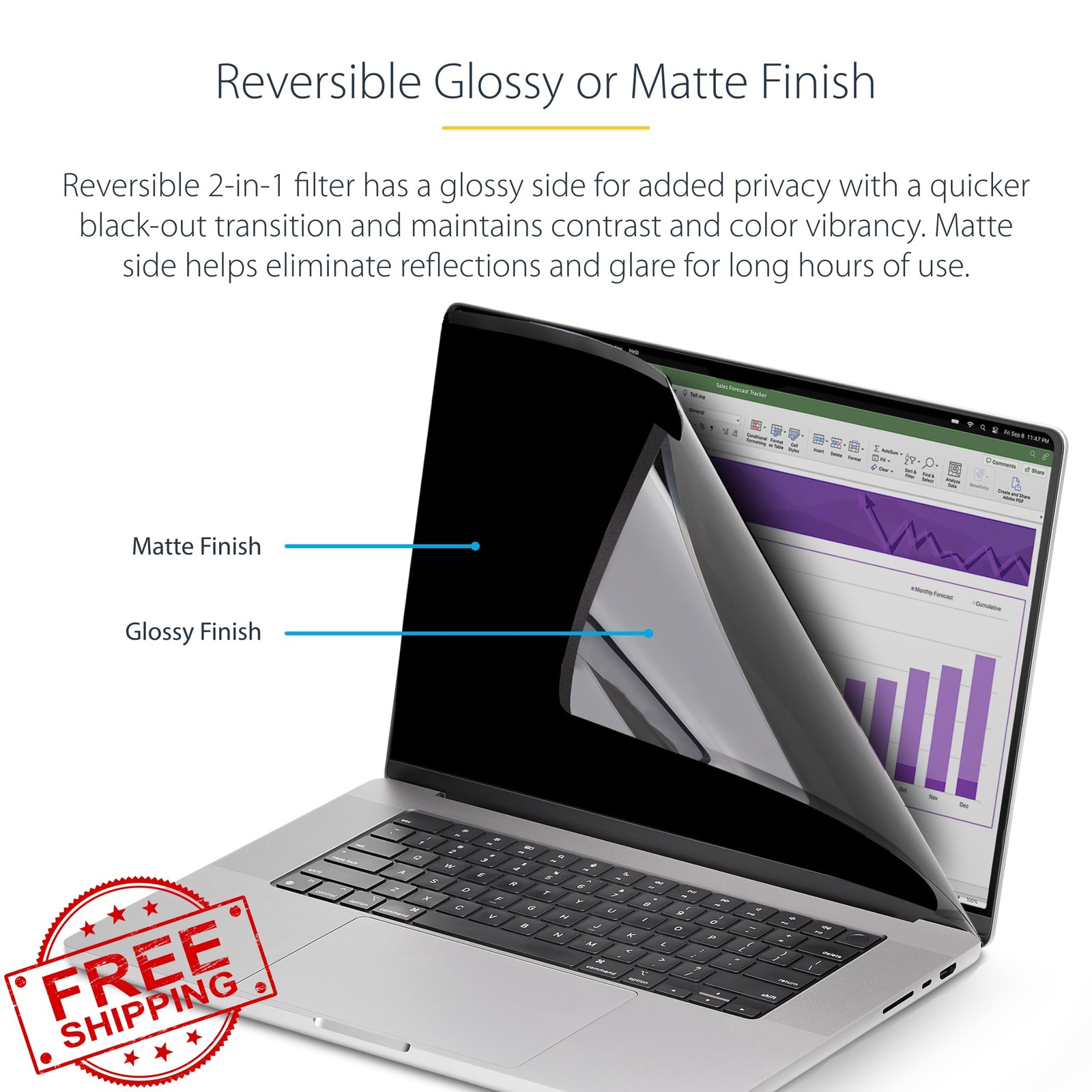 StarTech 16″ MacBook Pro M1/M2/M3 Privacy Screen