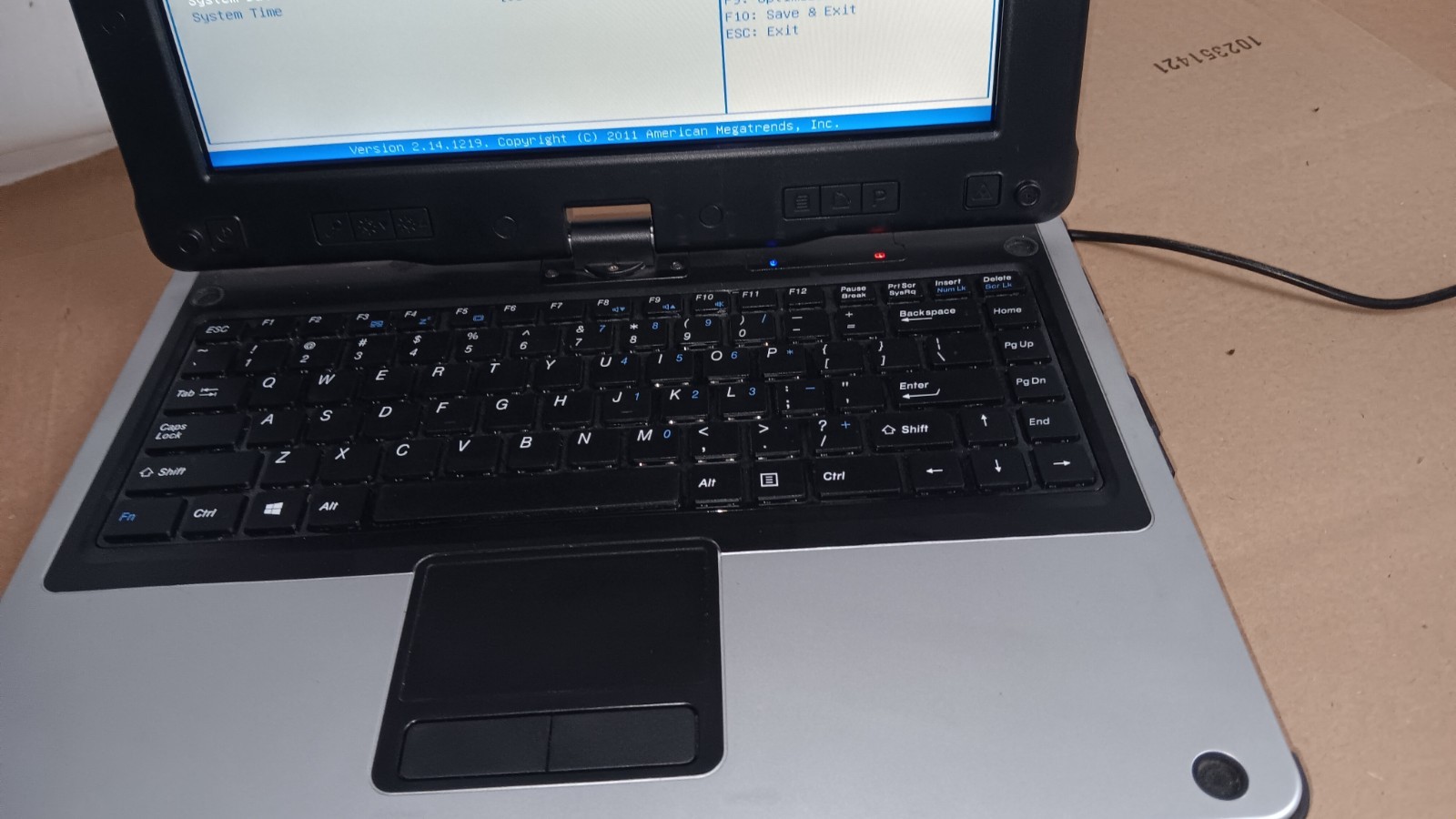 Durabook U12C Rugged Laptop Core I5 3rd Gen 128 SSD 12.1″ Touch Screen Win 8 pro