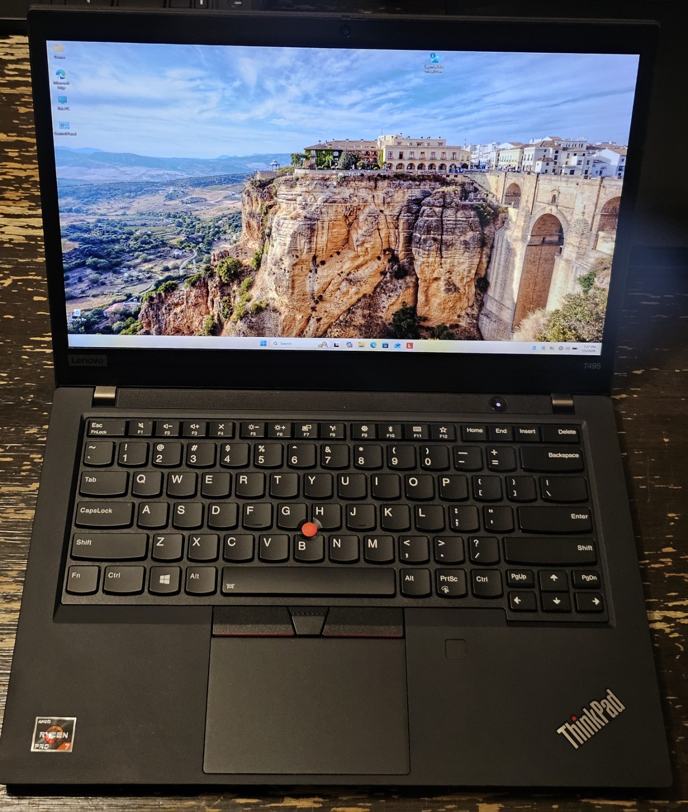 ThinkPad T495 Ryzen 7 Pro/ Radeon Vega Graphics 24GB RAM 512GB SSD WIN 11/Webcam