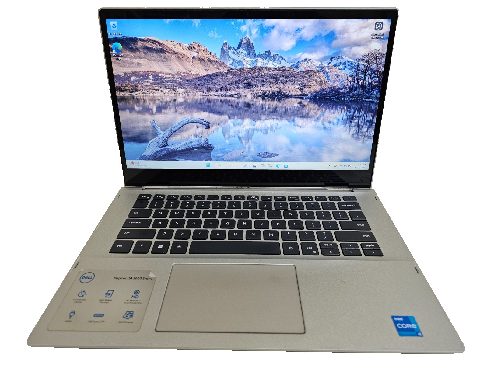 Dell Inspiron 5406 2-in-1 Laptop – 2.4 GHz i5-1135G7 16GB 512GB 14″ Touchscreen