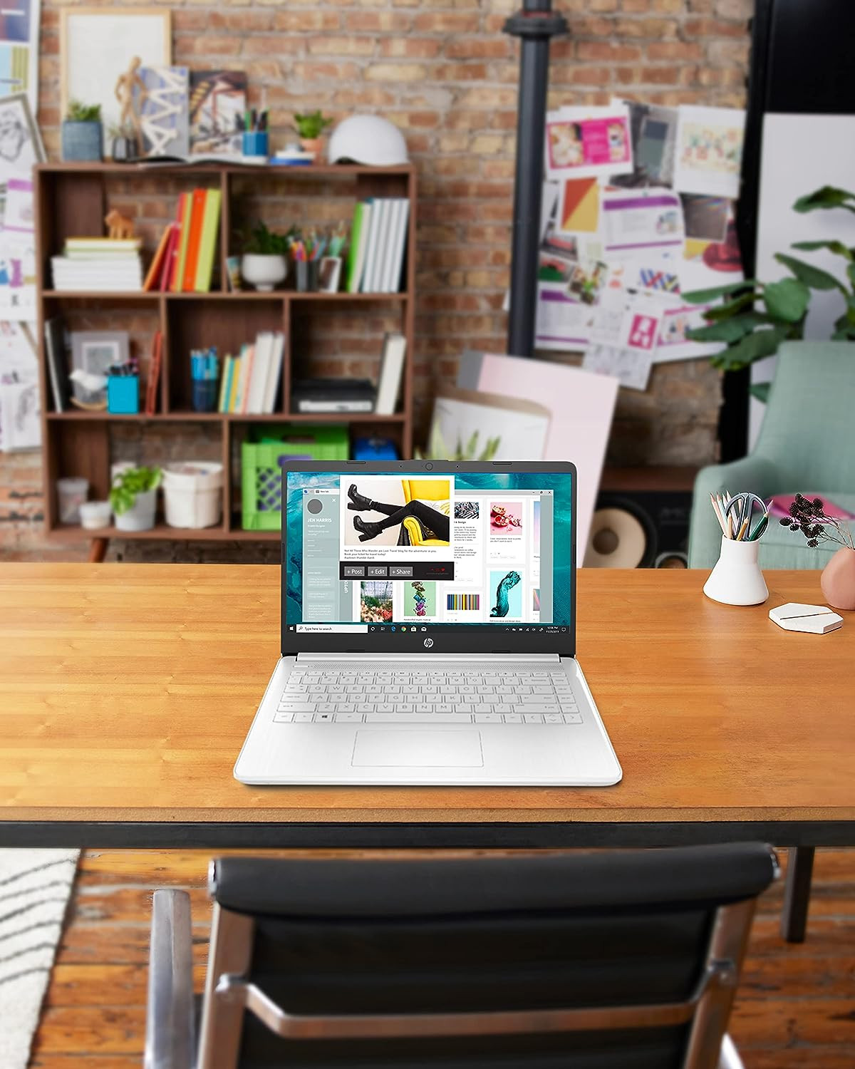 HP 14 Laptop, Intel Celeron N4020, 4 GB RAM, 64 GB Storage, 14-Inch Micro-Edge H